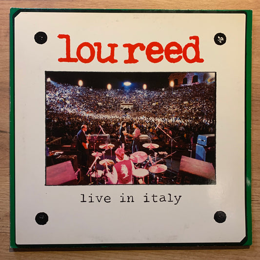 LOU REED - LIVE IN ITALY...OG UK 1984...VG+/VG+