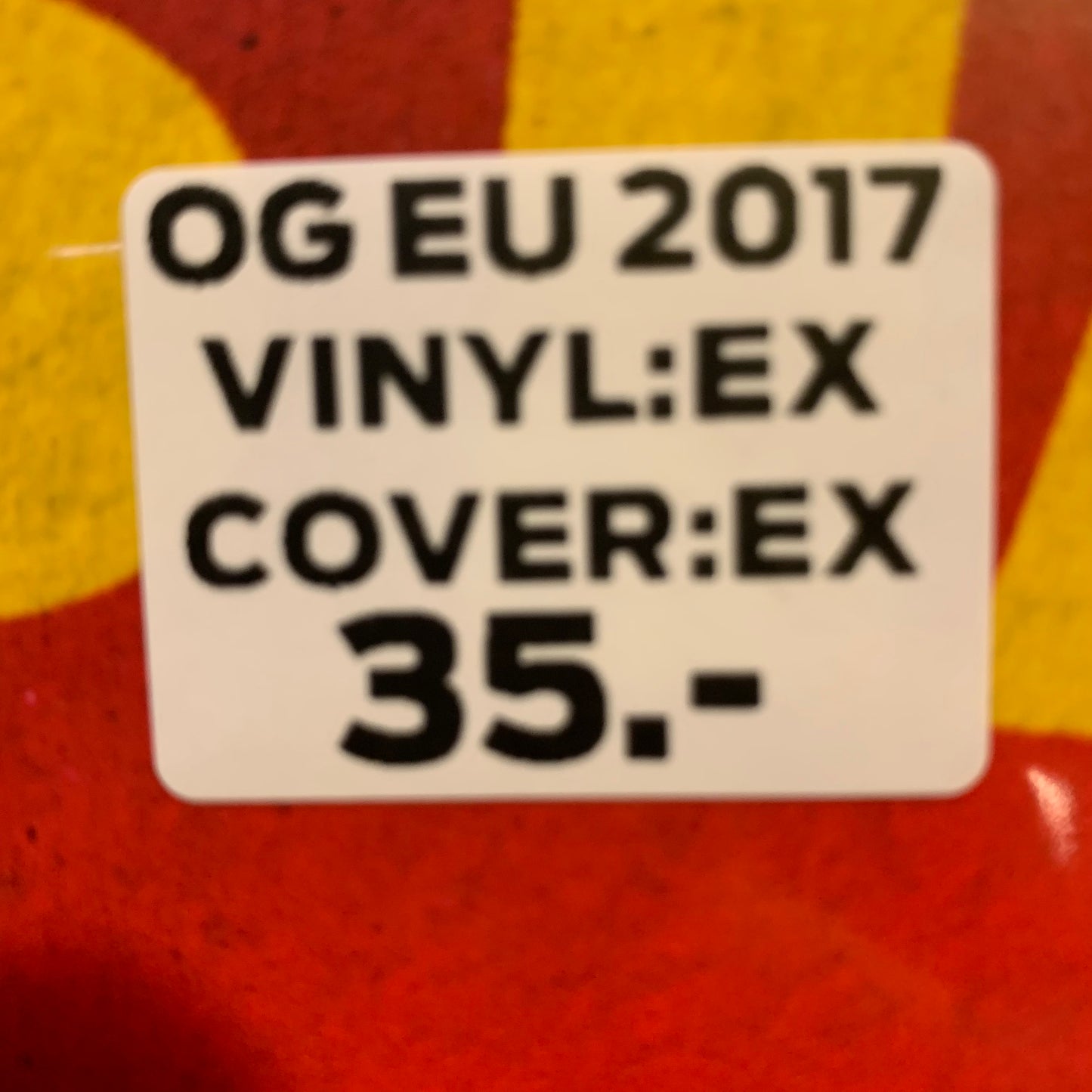 THE WEEKND - STARBOY...OG EU 2017...EX/EX