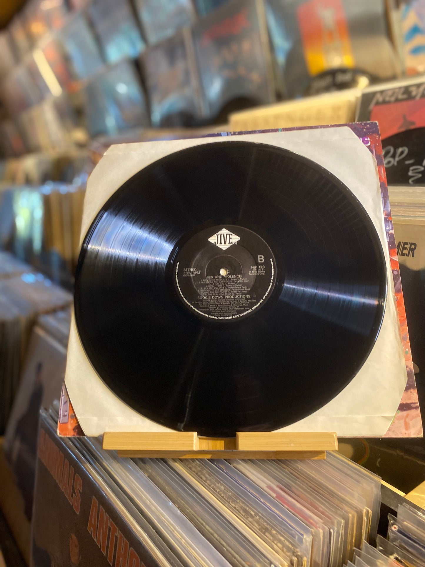 BOOGIE DOWN PRODUCTIONS – SEX AND VIOLENCE /LP (OG UK 1992)