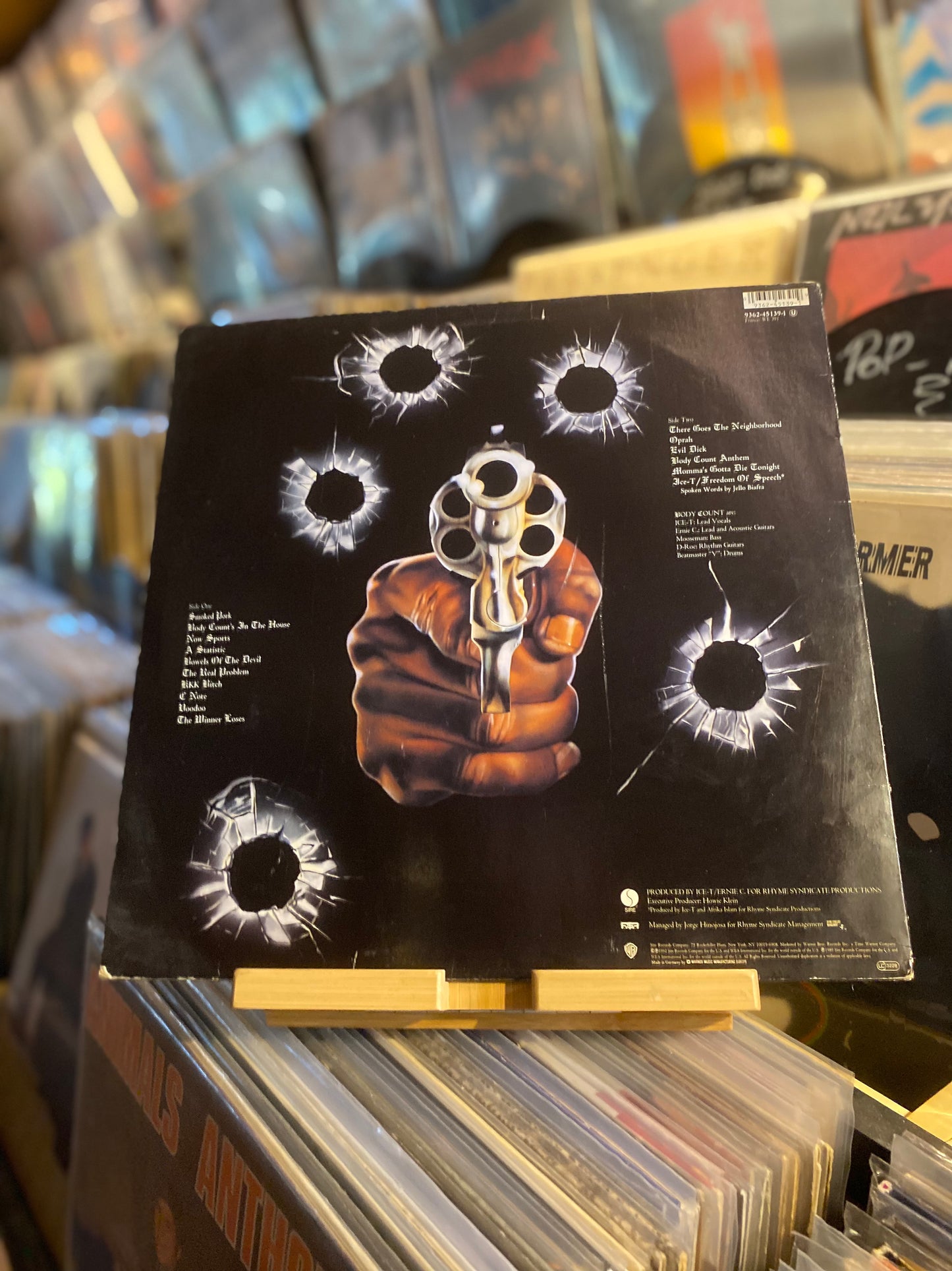 BODY COUNT  – BODY COUNT /LP (OG EU 1992)