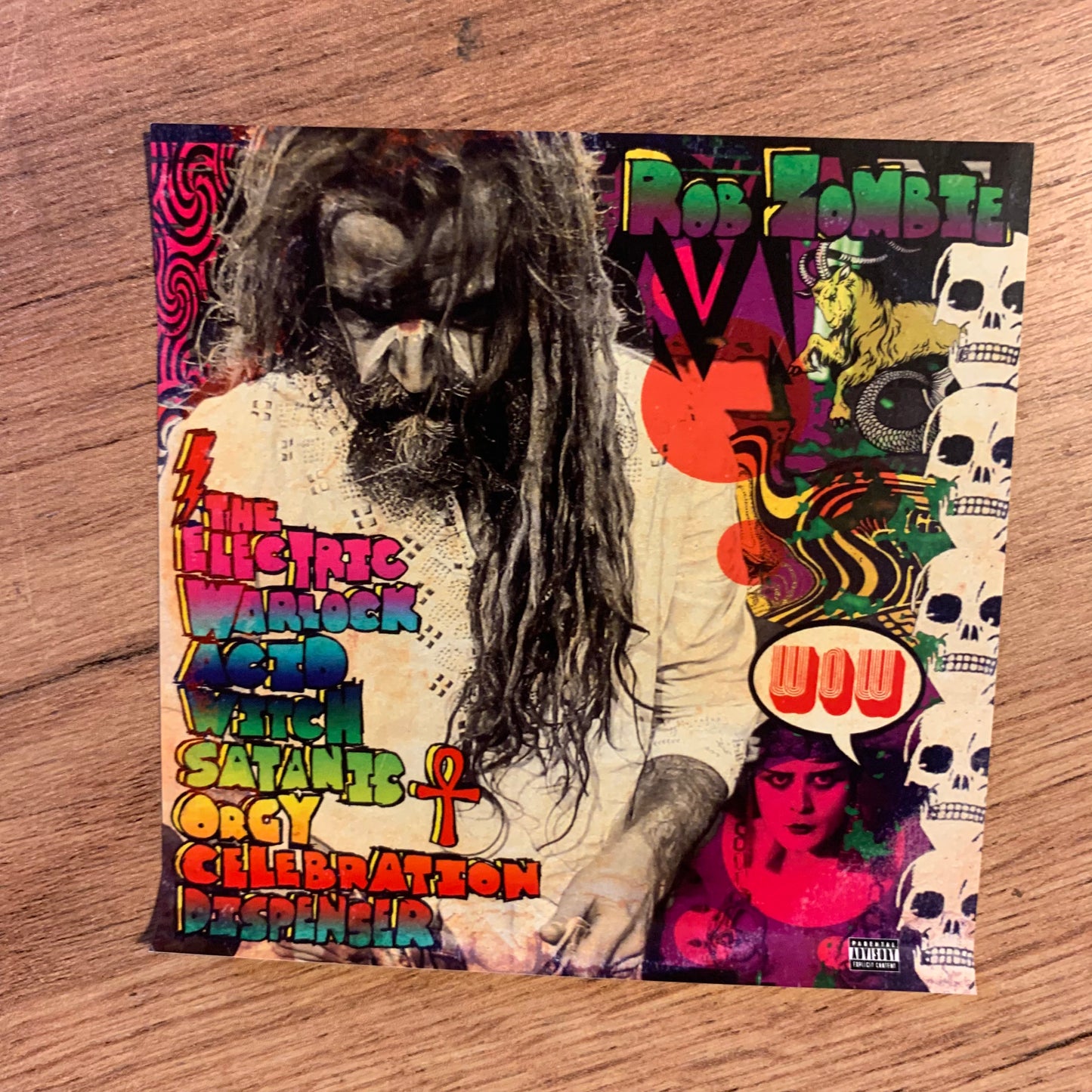 ROB ZOMBIE - THE ELECTRIC WARLOCK ACID WITCH SATANIC ORGY...OG US 2016...EX/NM