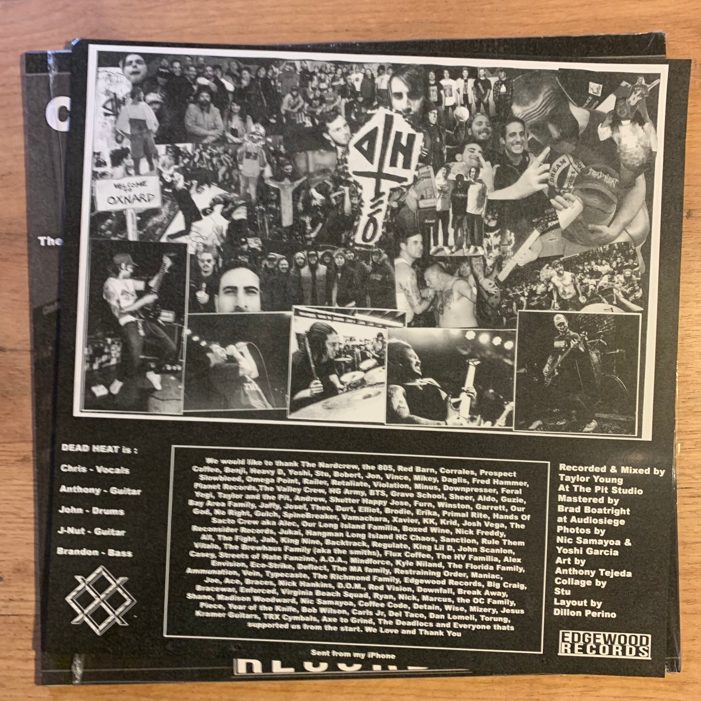 DEAD HEAT / CERTAIN DEATH - SPLIT...OG US 2019.. SPLATTER BLEU...EX/NM