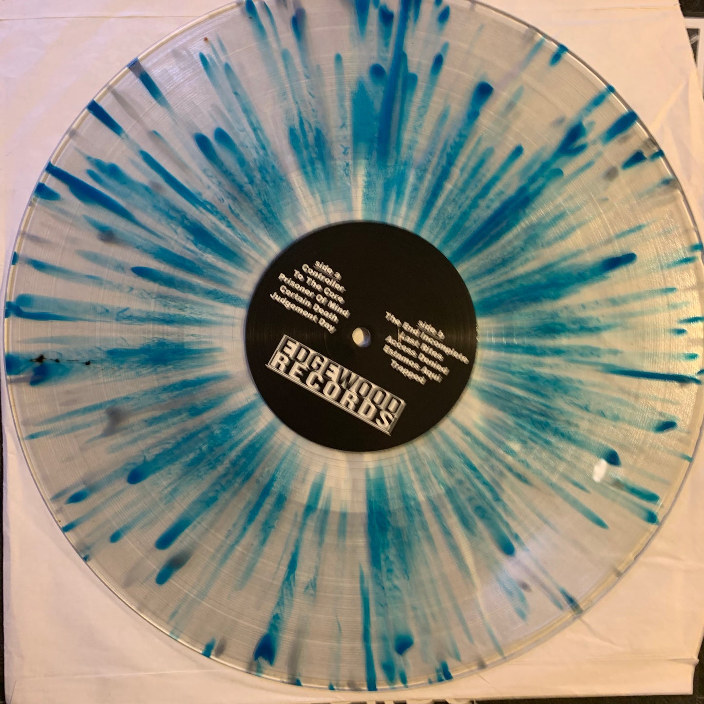 DEAD HEAT / CERTAIN DEATH - SPLIT...OG US 2019.. SPLATTER BLEU...EX/NM