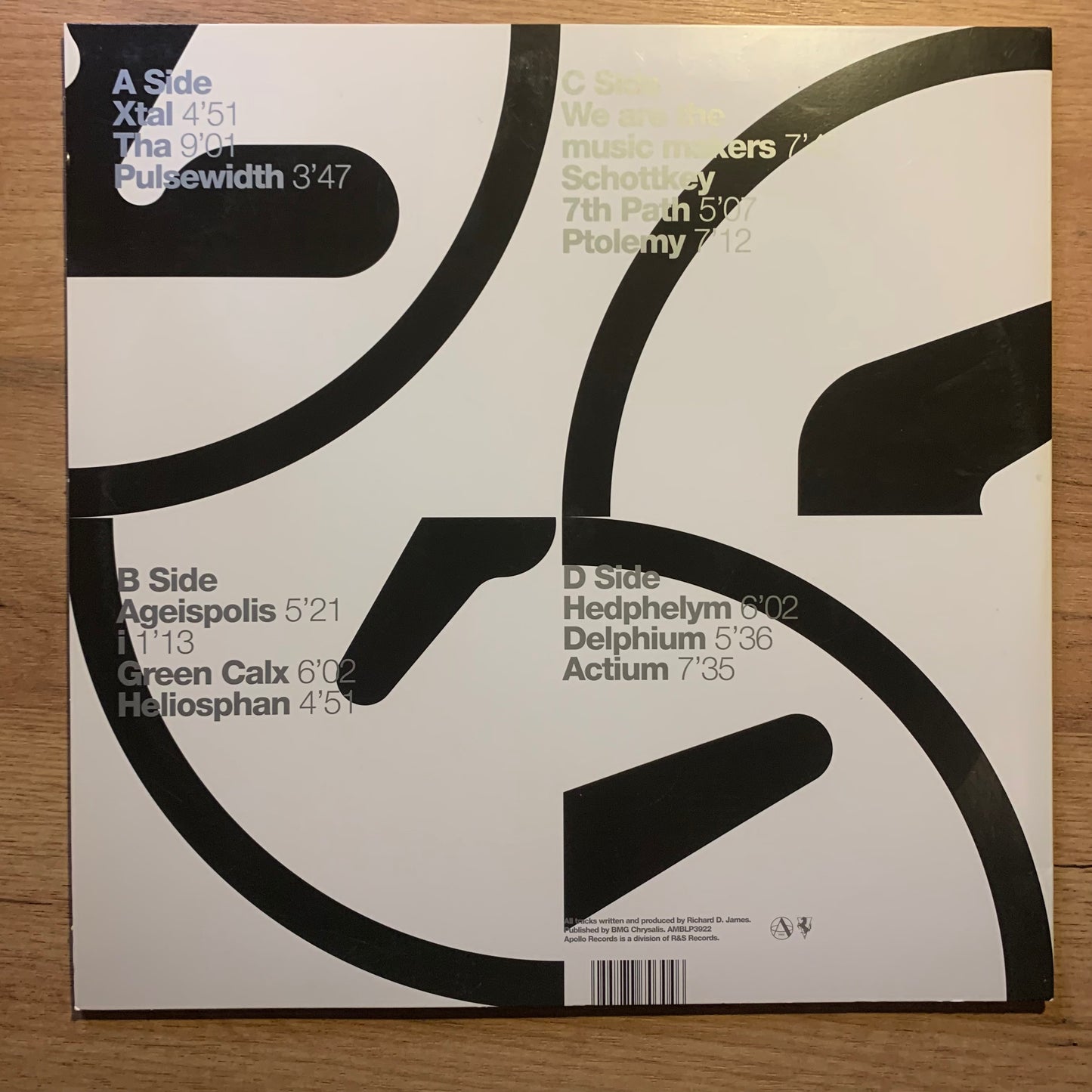 APHEX TWIN - SELECTED AMBIENT WORKS 85-92...RE UK 2021...VG+/EX