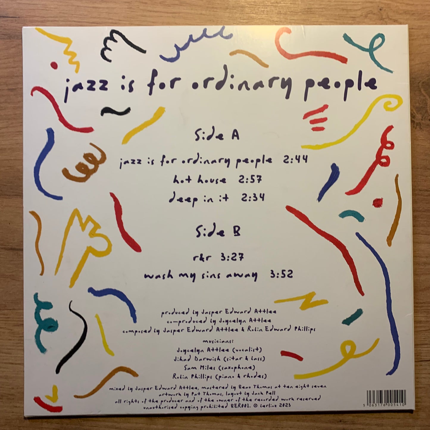 BERLIOZ - JAZZ IS FOR ORDINARY PEOPLE...OG UK 2021...EX/EX