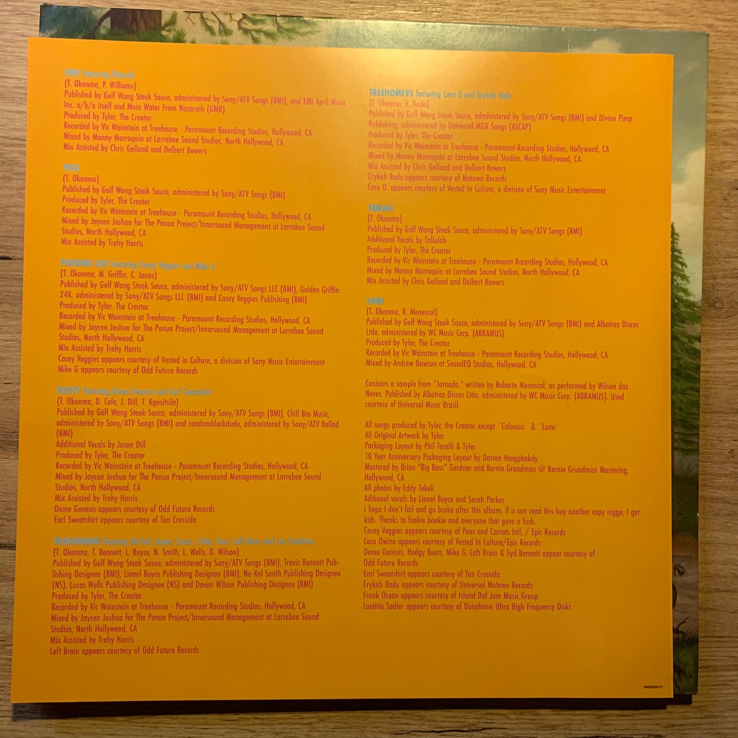 TYLER THE CREATOR - WOLF...RE EU 2023...EX/VG++