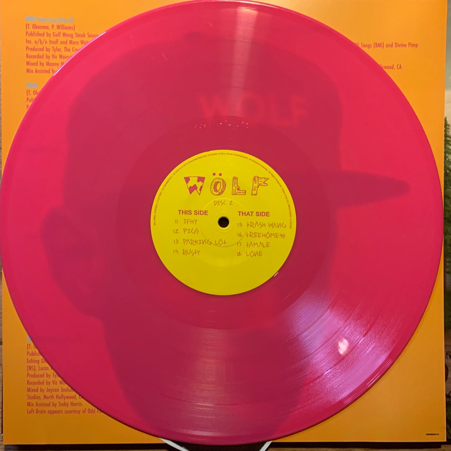 TYLER THE CREATOR - WOLF...RE EU 2023...EX/VG++