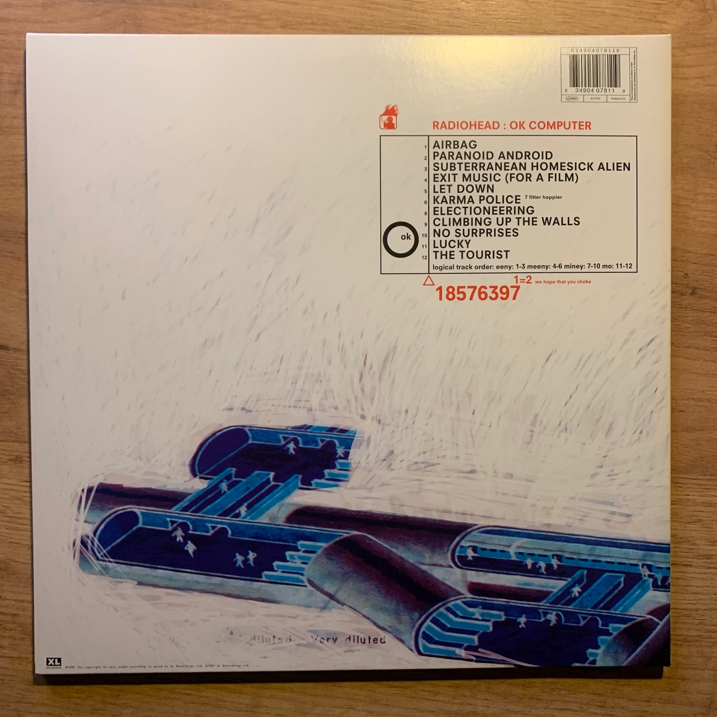RADIOHEAD - OK COMPUTER...RE EU 2020...VG+/NM
