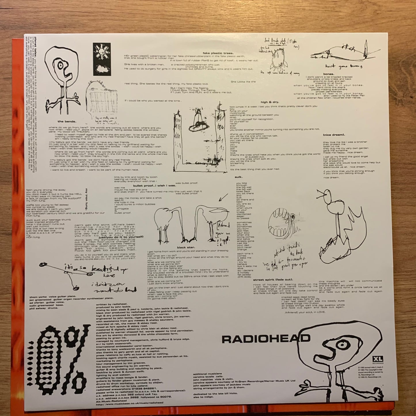 RADIOHEAD - THE BENDS...RE EU...EX/NM