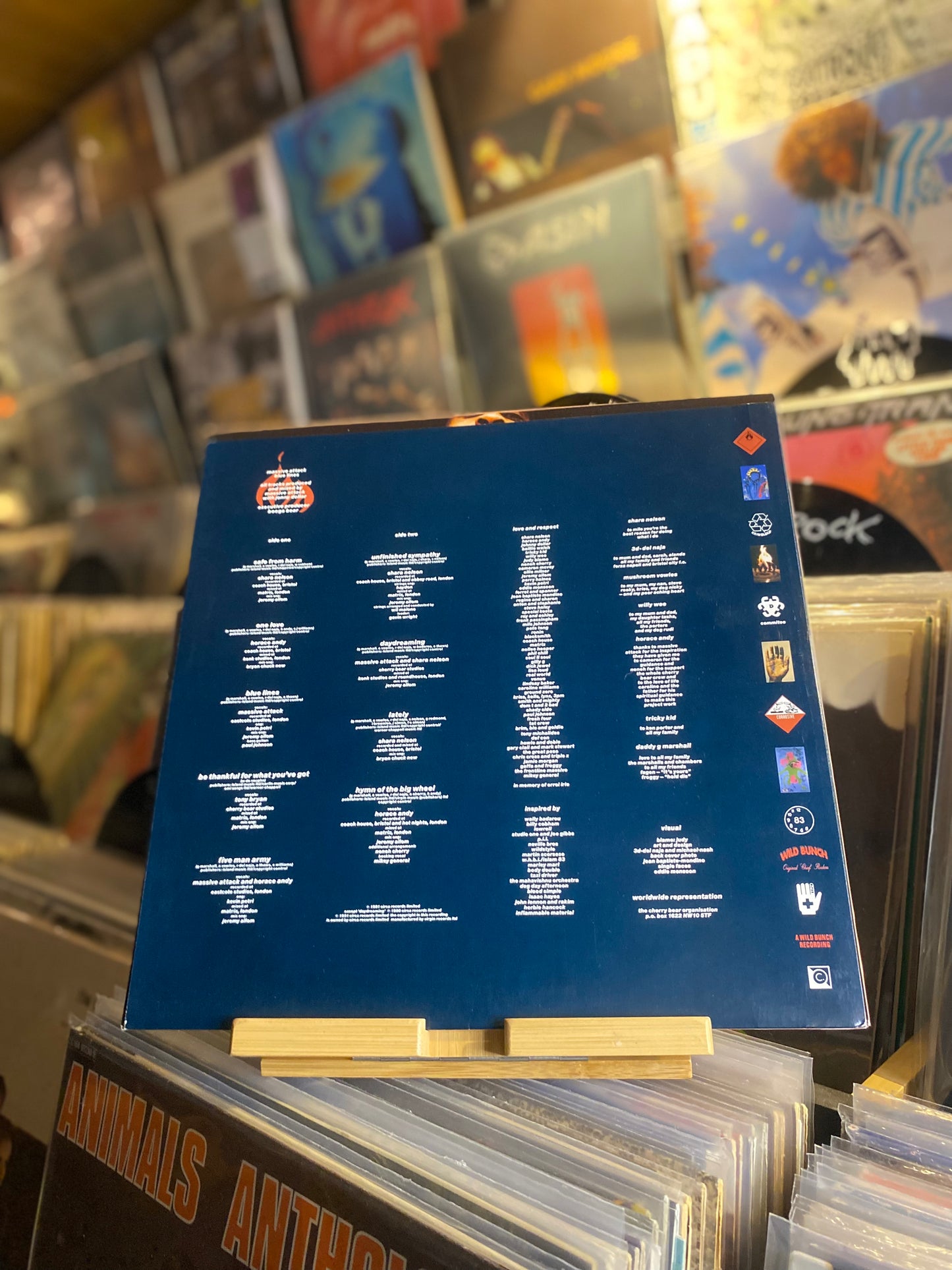 MASSIVE ATTACK – BLUE LINES / LP (EU 1991)
