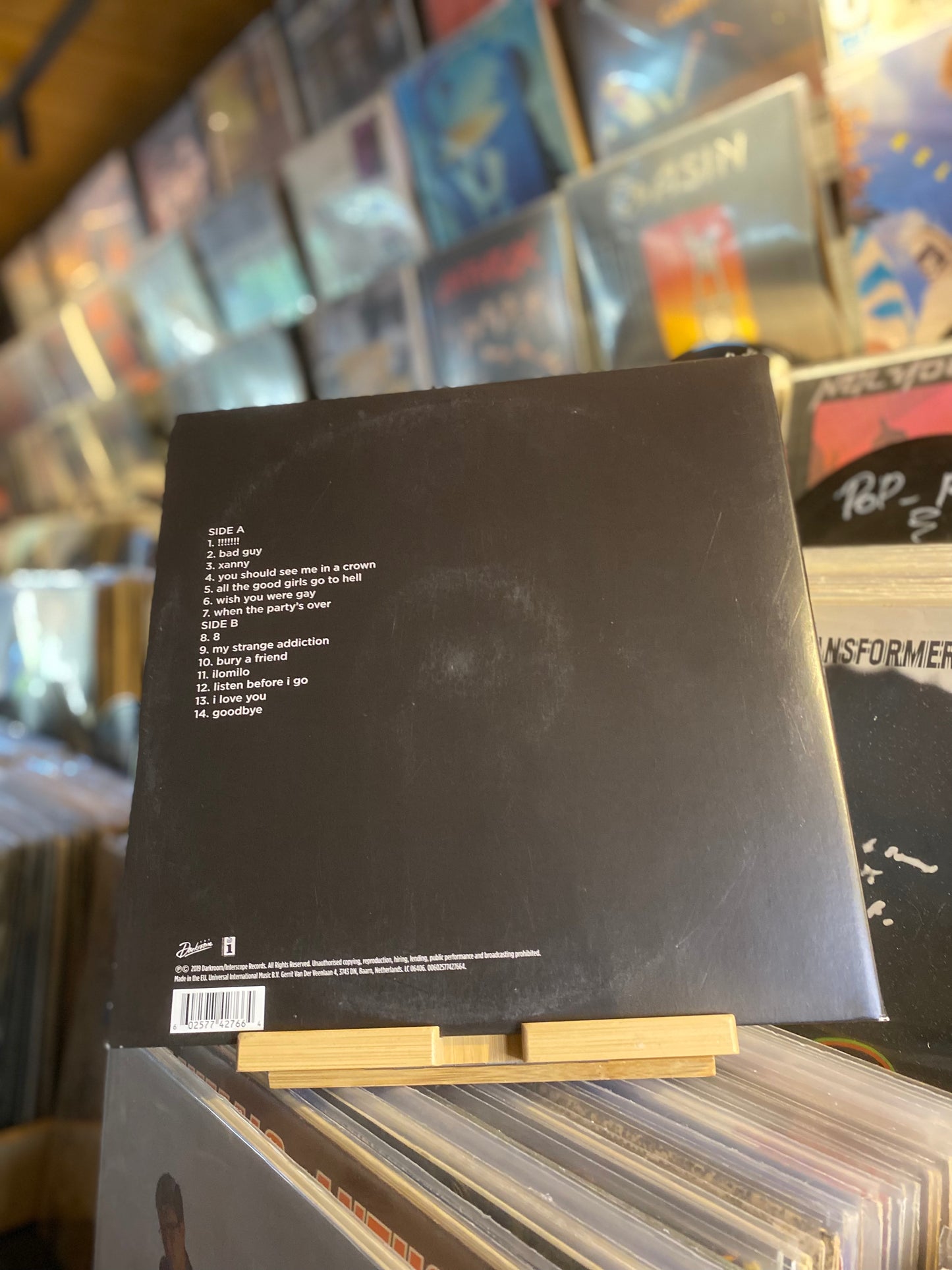 BILLIE EILISH – WHEN WE ALL FALL ASLEEP, WHERE DO WE GO? /Yellow Vinyl (EU 2019 )