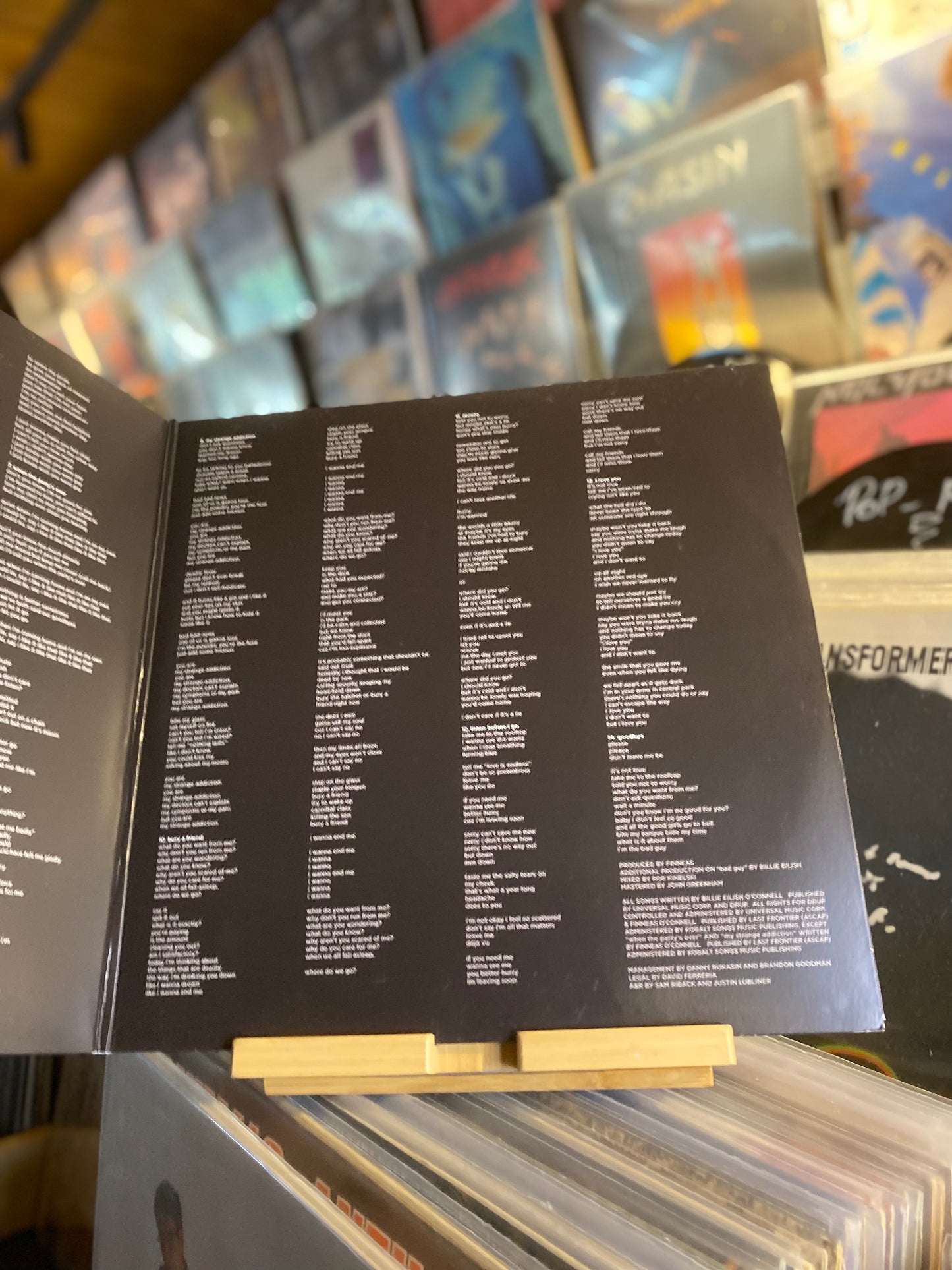 BILLIE EILISH – WHEN WE ALL FALL ASLEEP, WHERE DO WE GO? /Yellow Vinyl (EU 2019 )