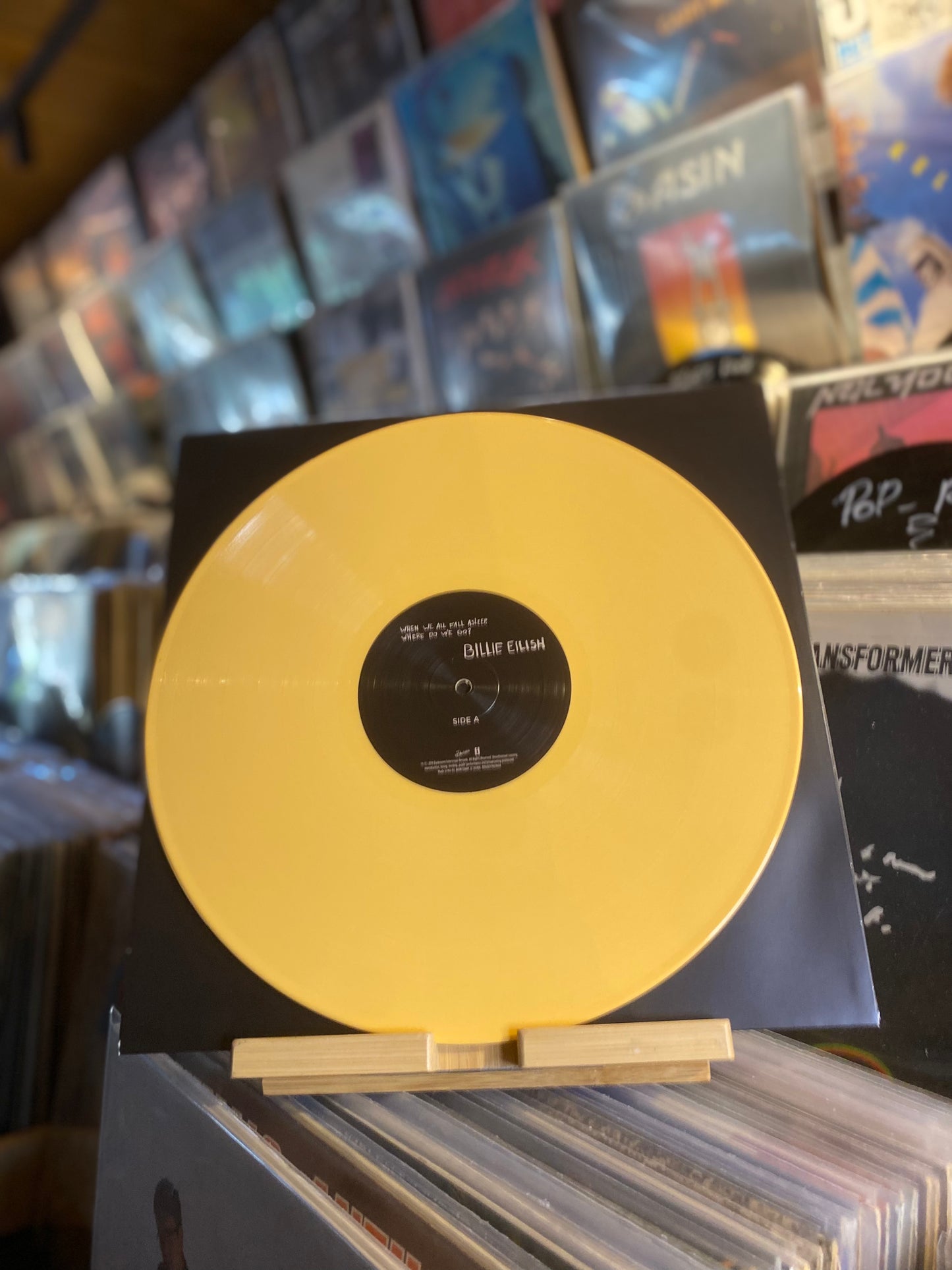 BILLIE EILISH – WHEN WE ALL FALL ASLEEP, WHERE DO WE GO? /Yellow Vinyl (EU 2019 )
