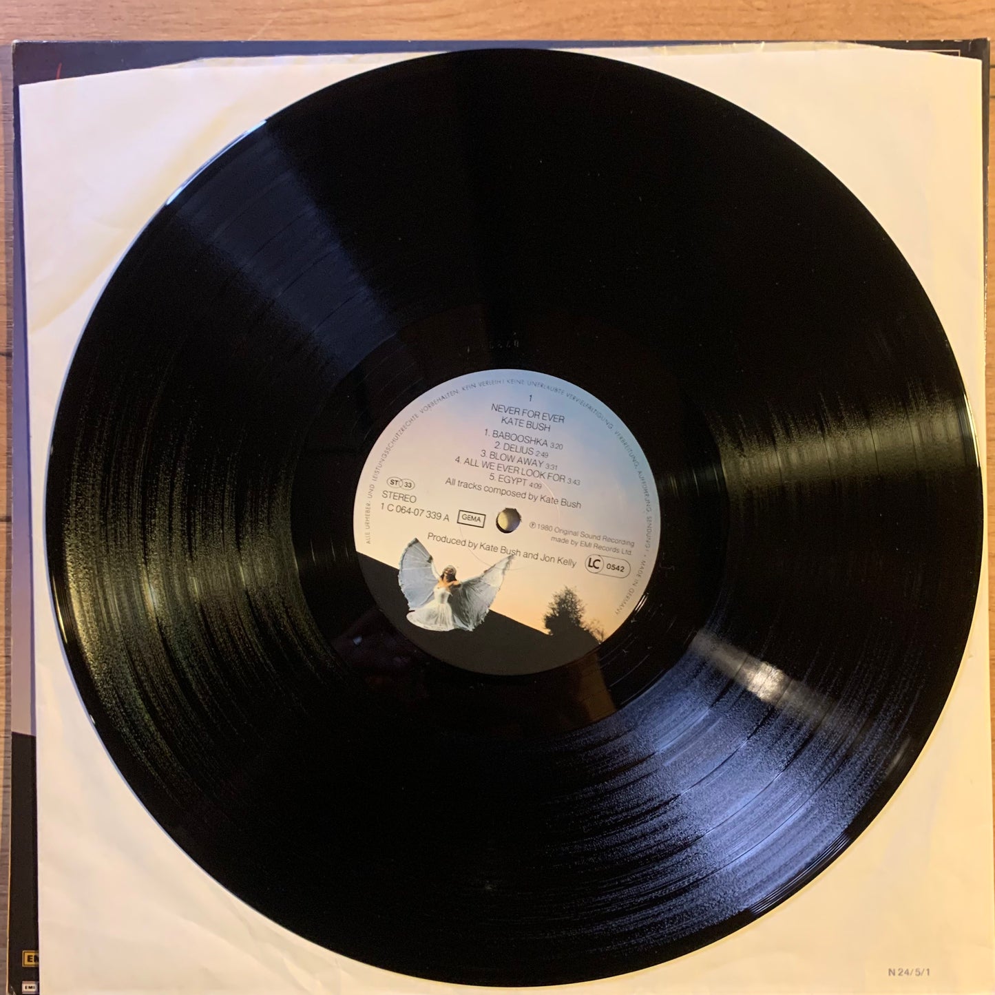 KATE BUSH - Never For Ever...OG GER 1980...EX/VG+
