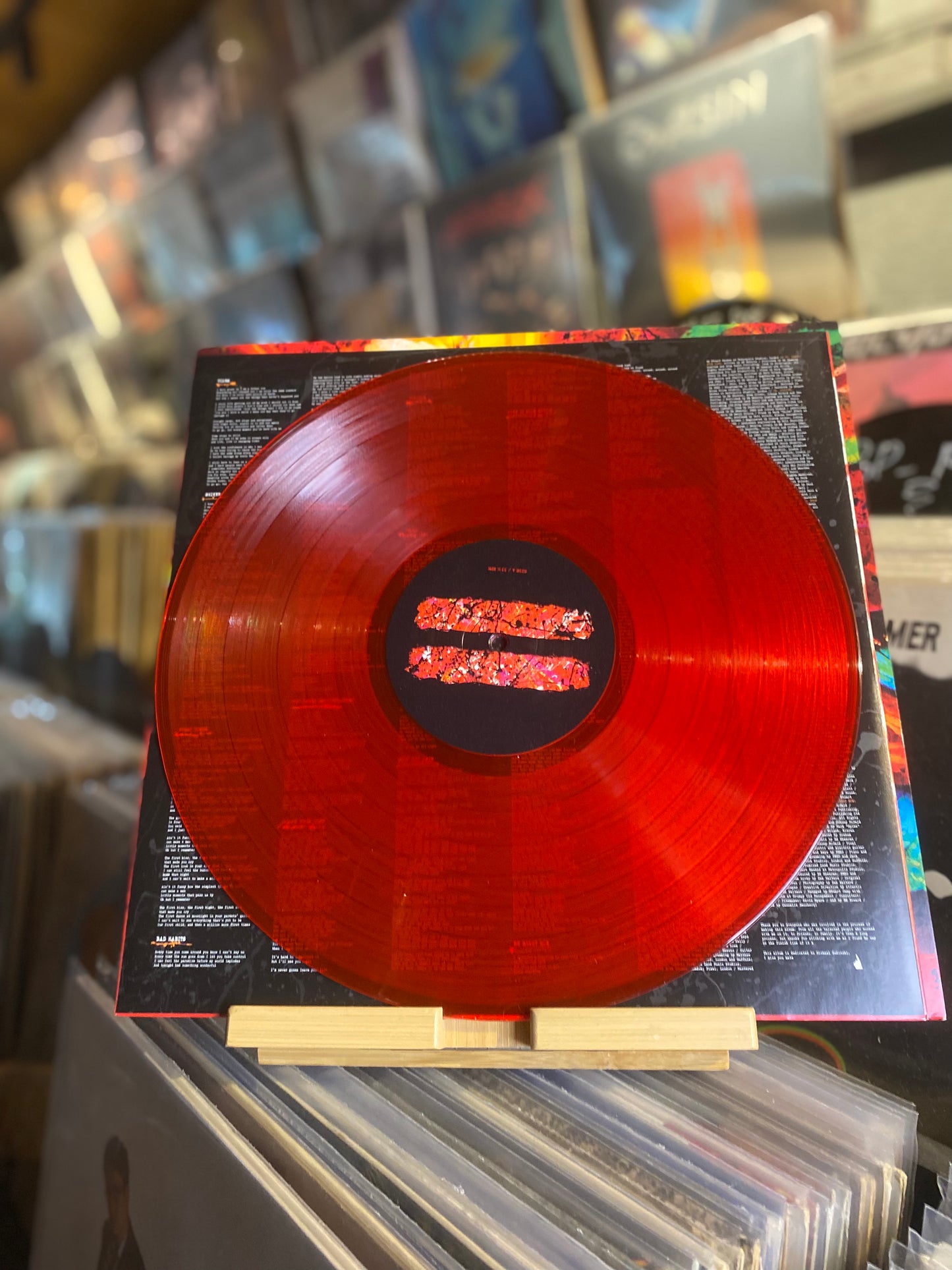 ED SHEERAN - = (EQUALS) / LP, Album, LIMITED VINYL COLOR RED (US 2021)