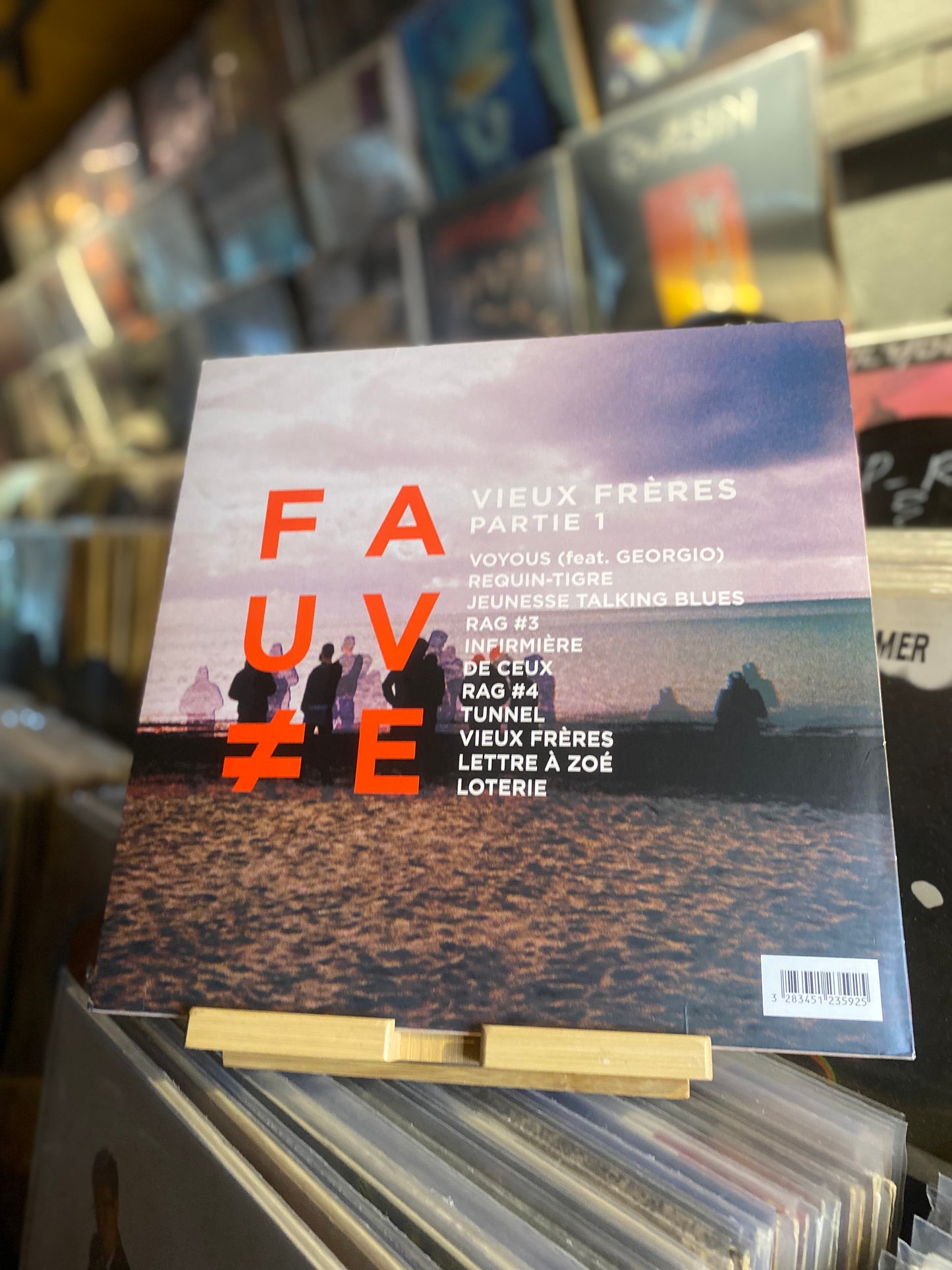 FAUVE  - VIEUX FRÈRES - PARTIE 1 / LP VINYL COLOR GREY CLEAR (FR 2014)
