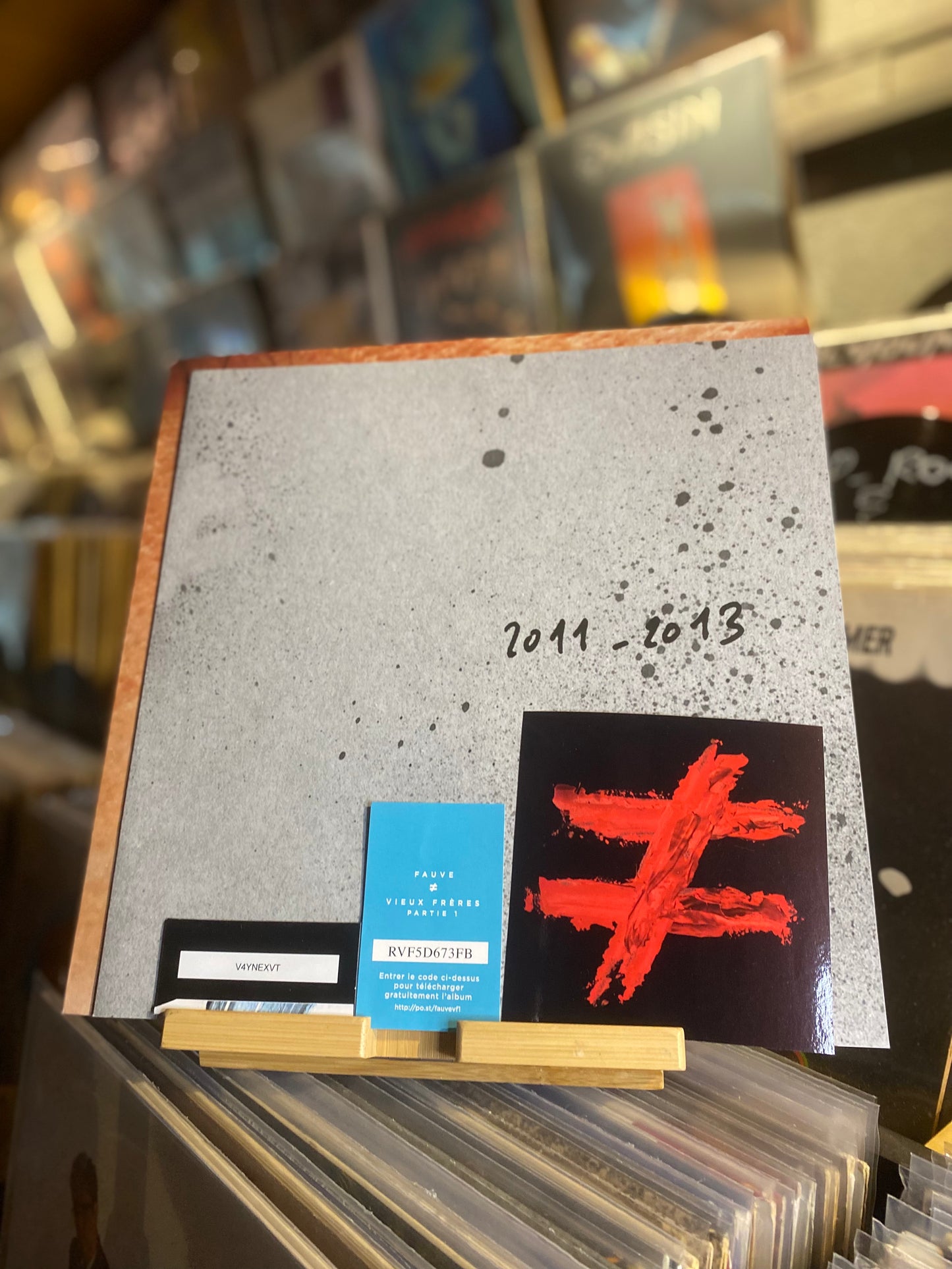 FAUVE  - VIEUX FRÈRES - PARTIE 1 / LP VINYL COLOR GREY CLEAR (FR 2014)
