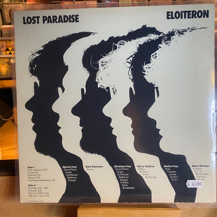 ELOITERON - LOST PARADISE...OG SUI 1981...VG/VG