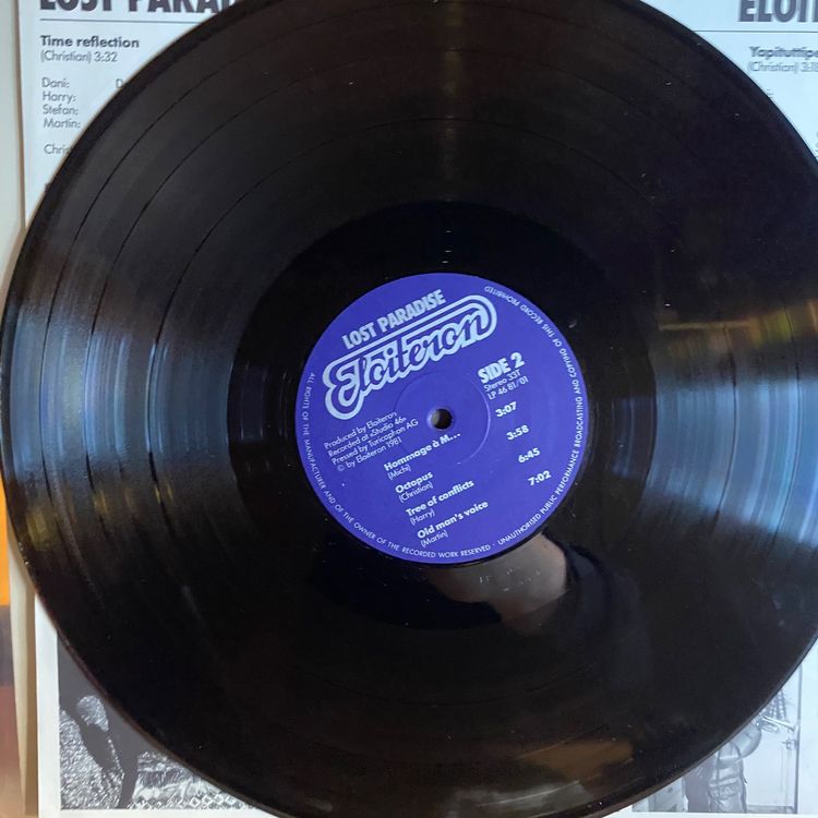 ELOITERON - LOST PARADISE...OG SUI 1981...VG/VG