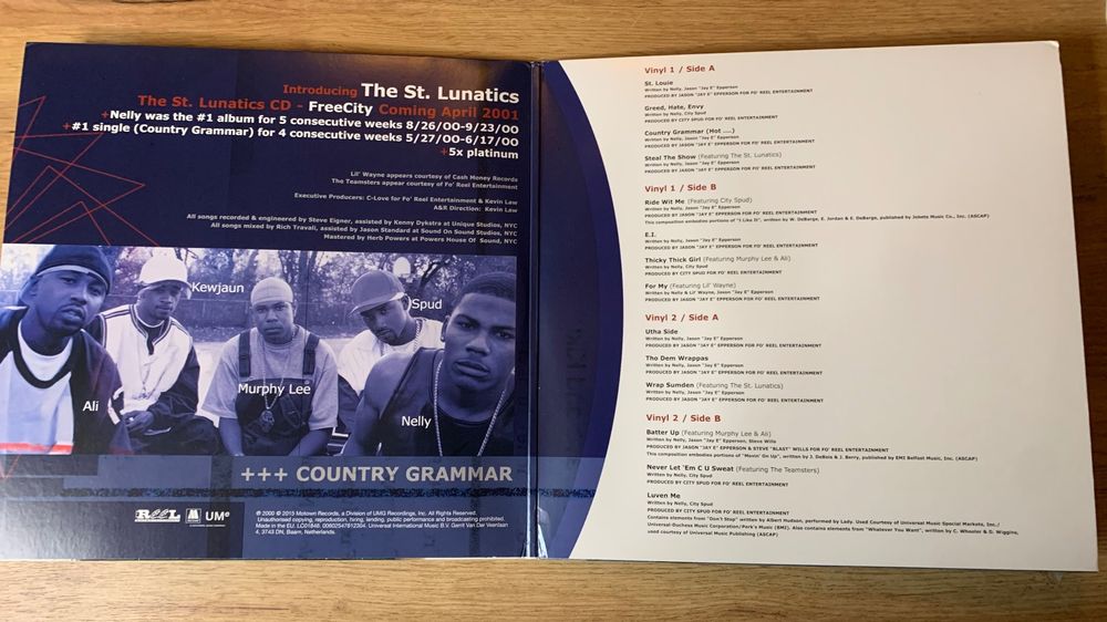 NELLY – COUNTRY GRAMMAR...RE EU 2020...EX/NM