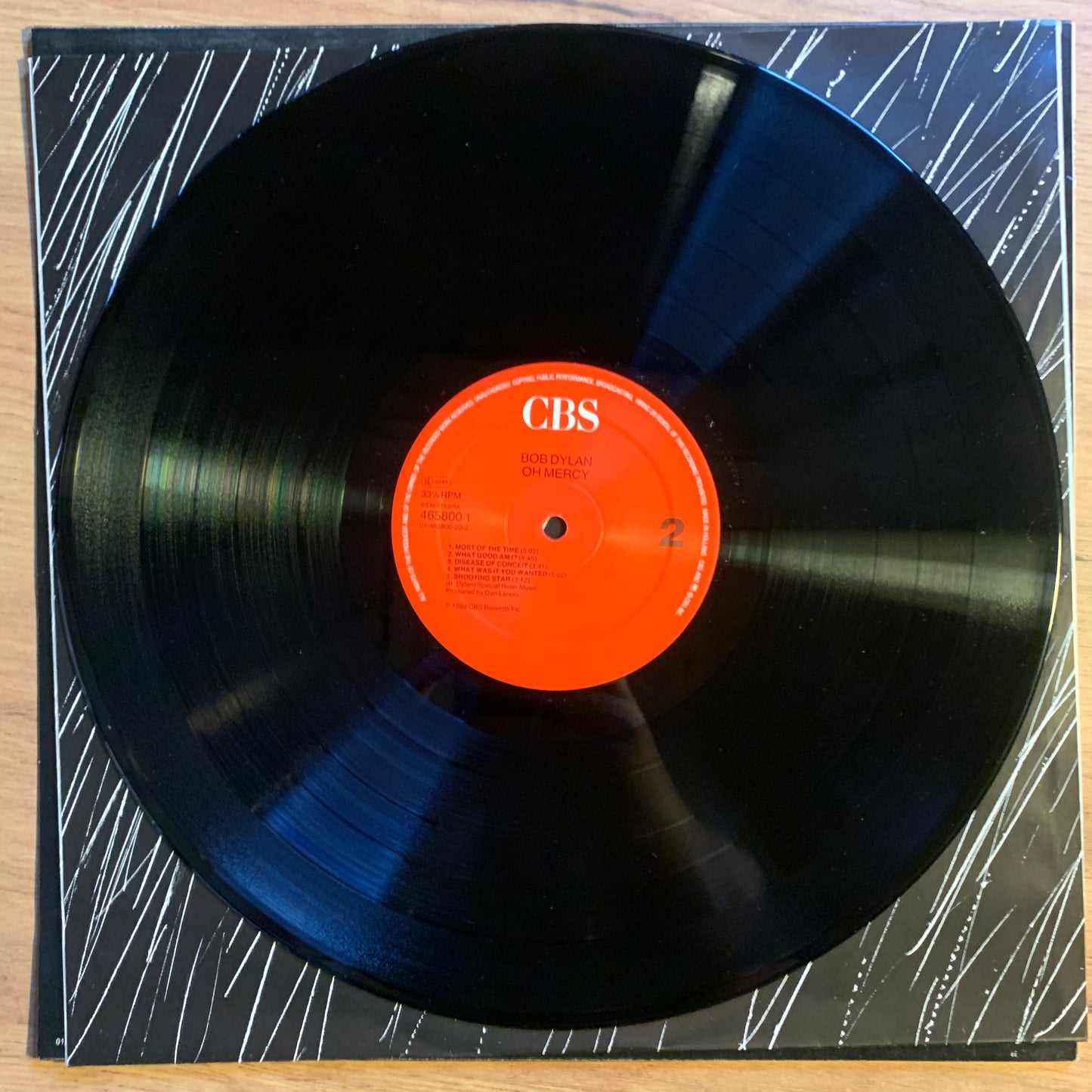 BOB DYLAN - OH MERCY...OG EU 1989...EX/EX