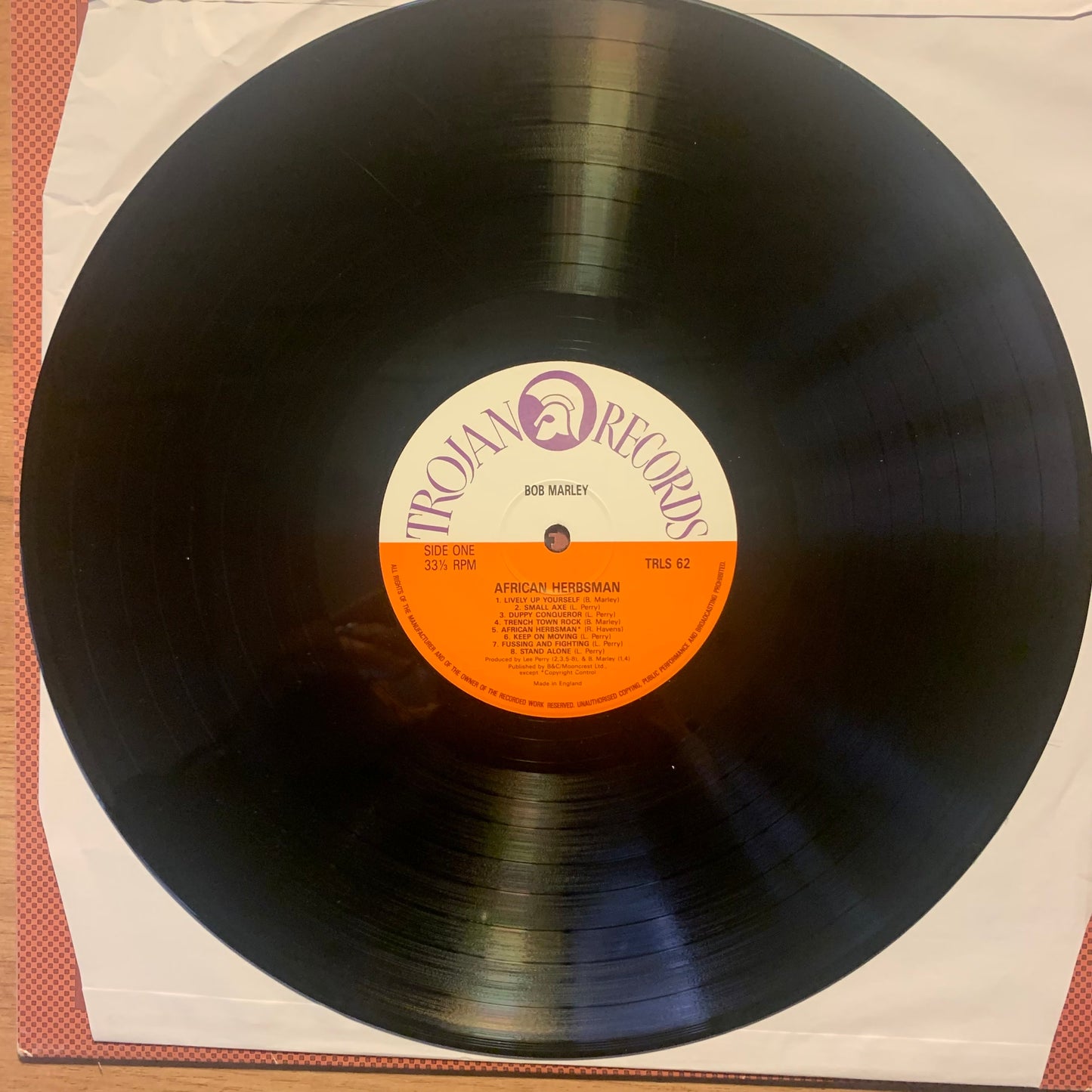 BOB MARLEY AND THE WAILERS - AFRICAN HERBSMAN...RE UK...VG+/VG+