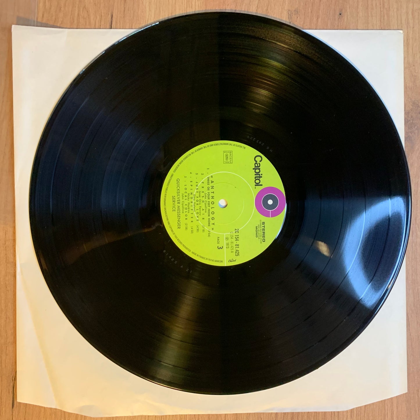 QUICKSILVER MESSENGER SERVICE - ANTHOLOGY...OG FR 1973...VG+/VG