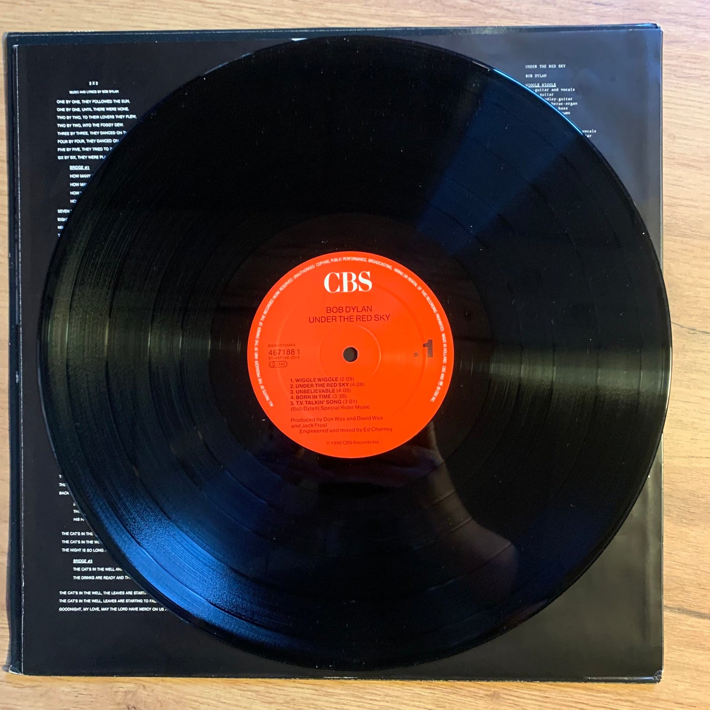 BOB DYLAN - UNDER THE RED SKY...OG NL 1991...VG/VG++