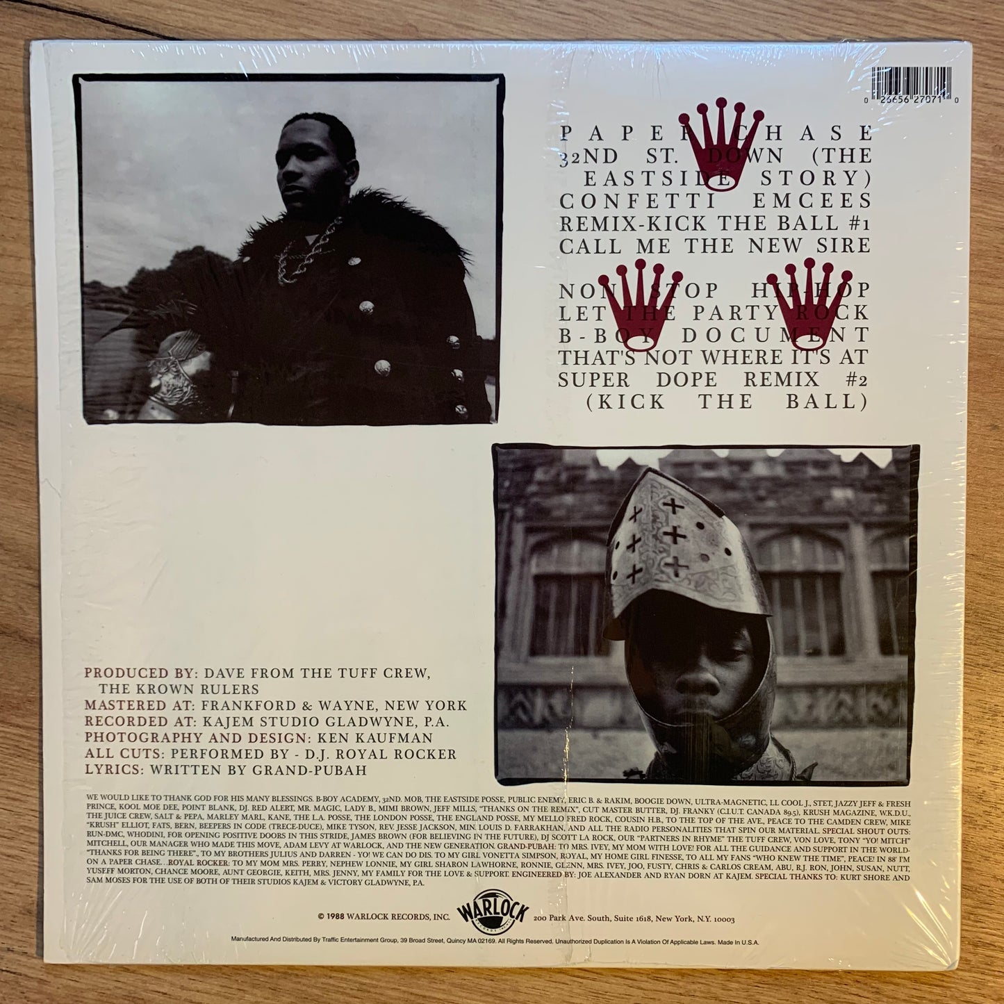 THE KROWN RULERS - PAPER CHASE...RE EU 2005...VG+/VG++