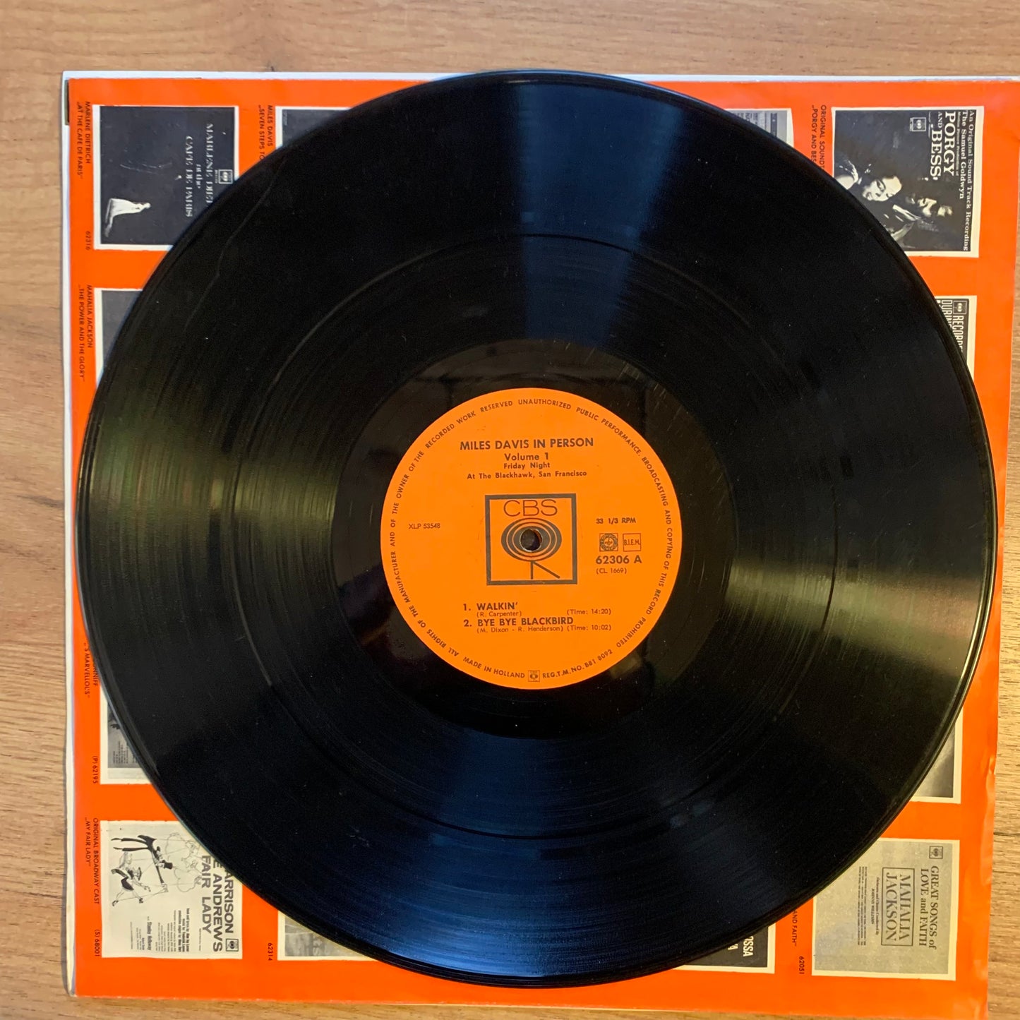 MILES DAVIS - FRIDAY NIGHT AT THE BLACKHAWK...NL...VG+/VG+