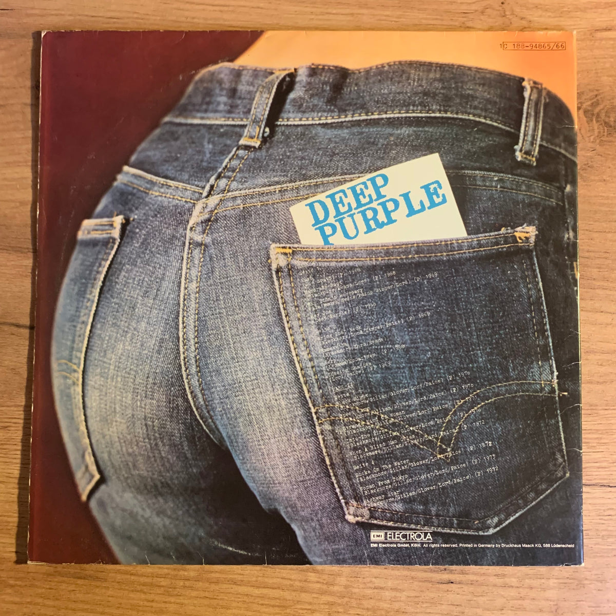 Deep Purple Mark I & II, pochette verso