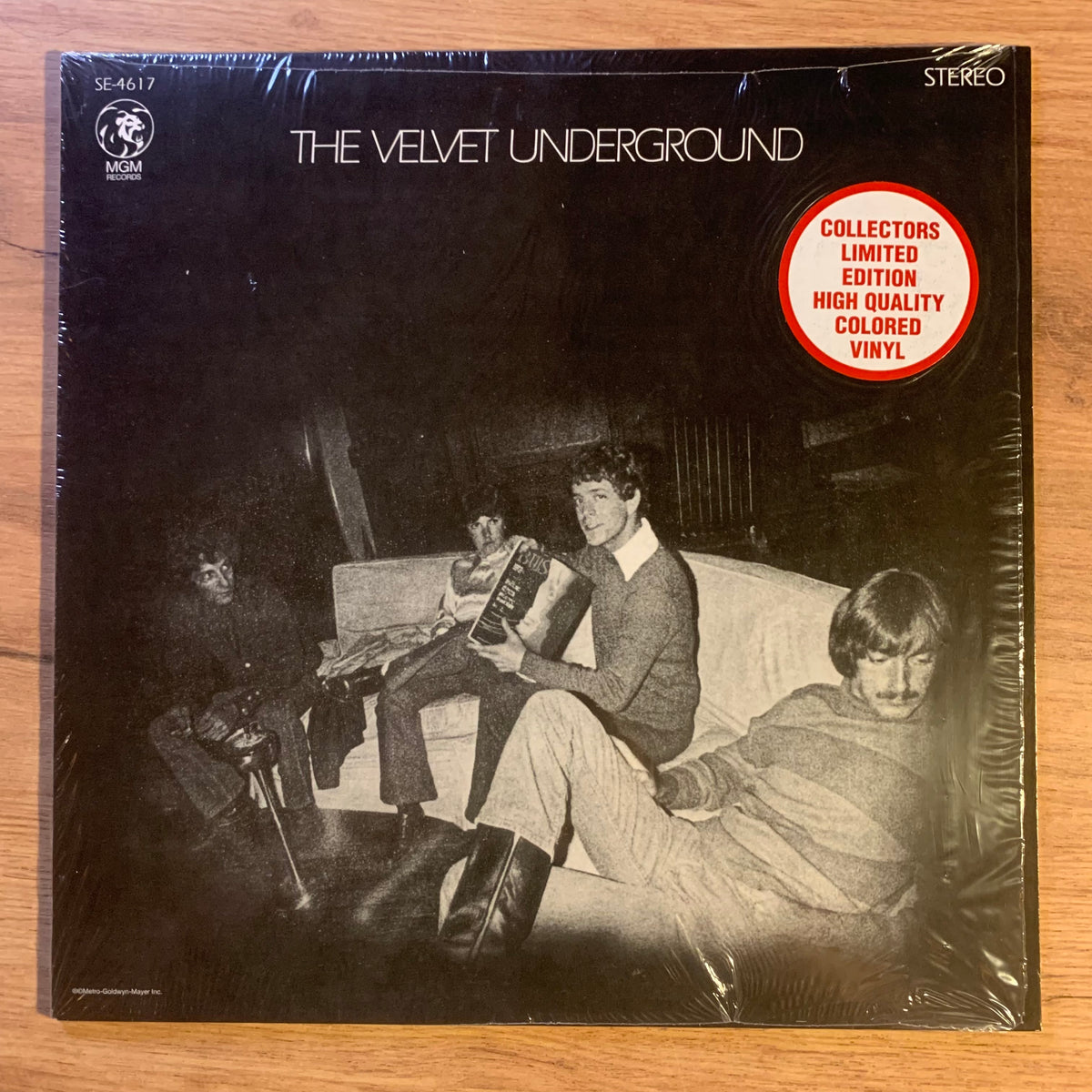 The Velvet Underground - pochette recto sous blister avec hype sticker