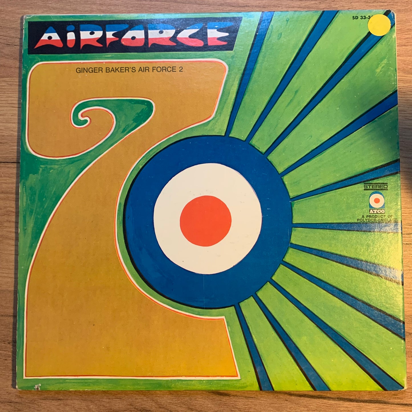 GINGER BAKER'S AIR FORCE - 2...OG US 1970...VG+/VG+