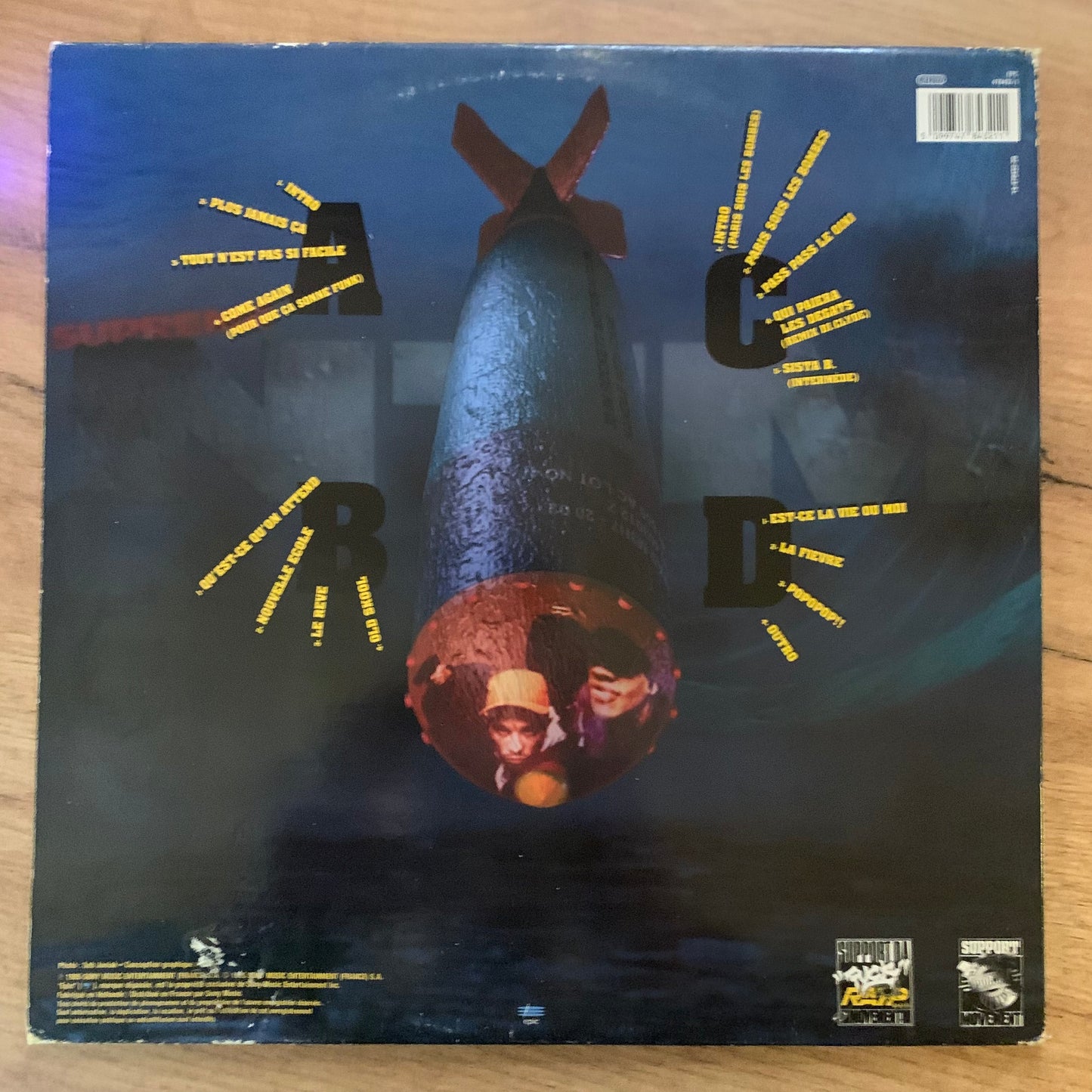 SUPREME NTM - PARIS SOUS LES BOMBES...OG EU 1996...VG/VG+