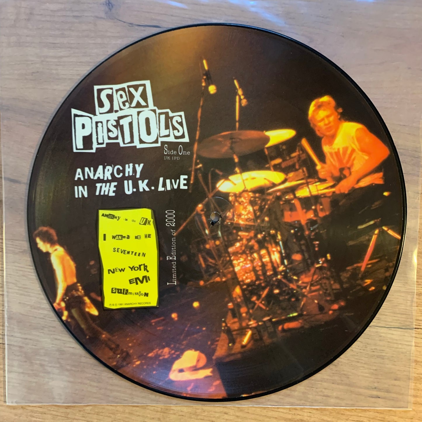 SEX PISTOLS - ANARCHY IN THE U.K. LIVE...BOOT UK 1991...EX