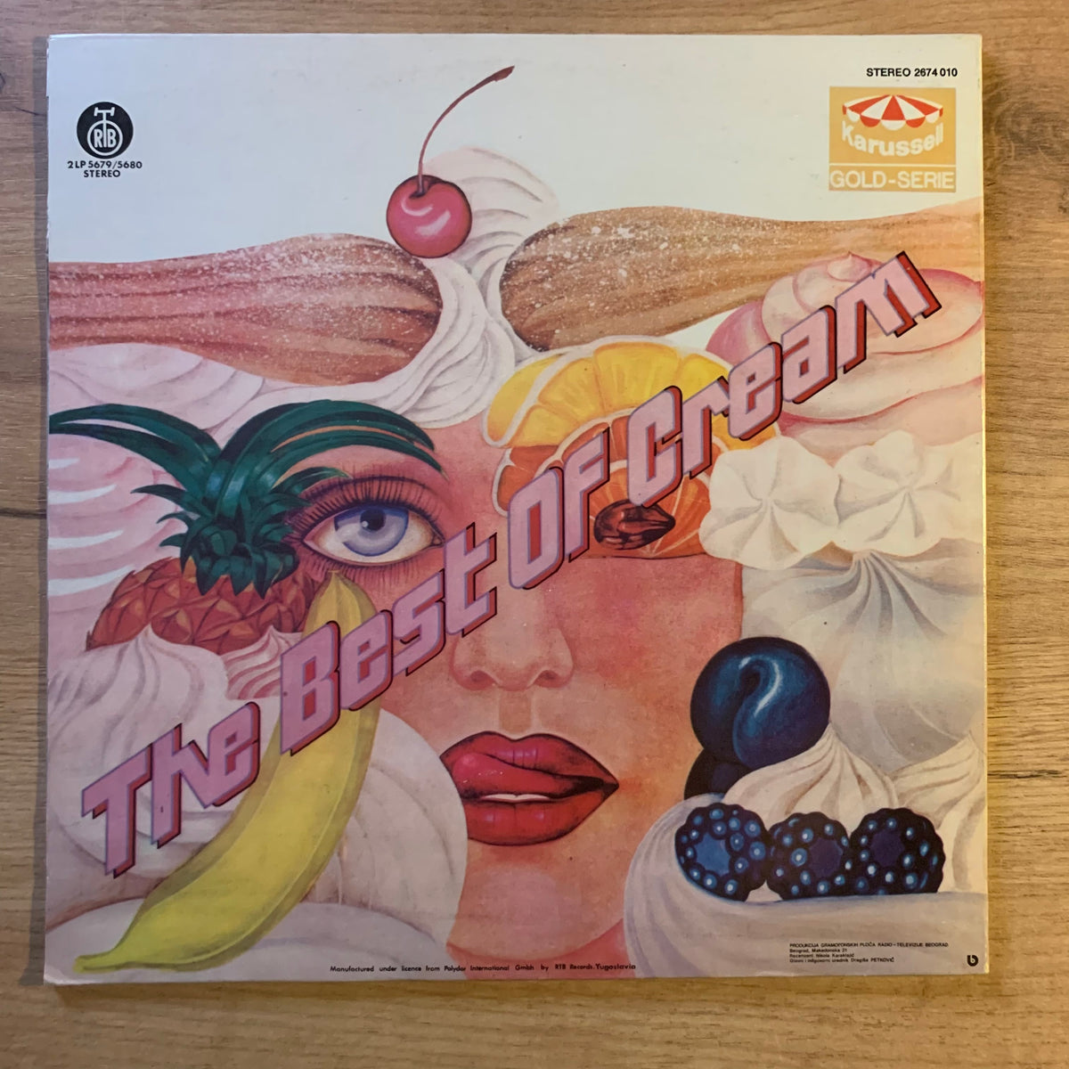 Cream The Best Of Cream : pochette recto