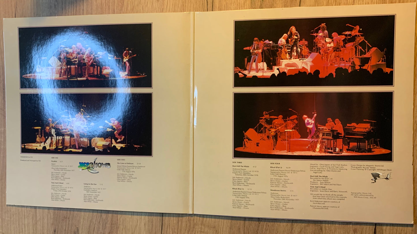 YES - YESSHOWS...OG EU 1980...VG++/VG+