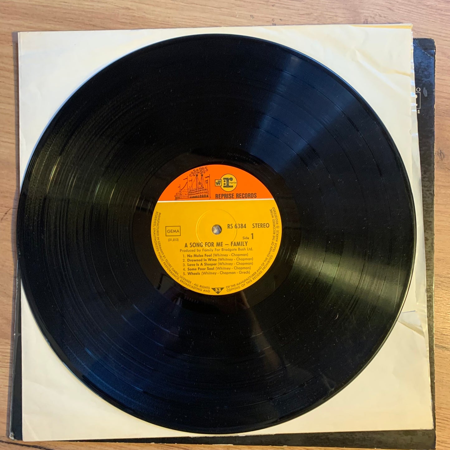 FAMILY - A SONG FOR ME...OG GER 1970...VG/VG