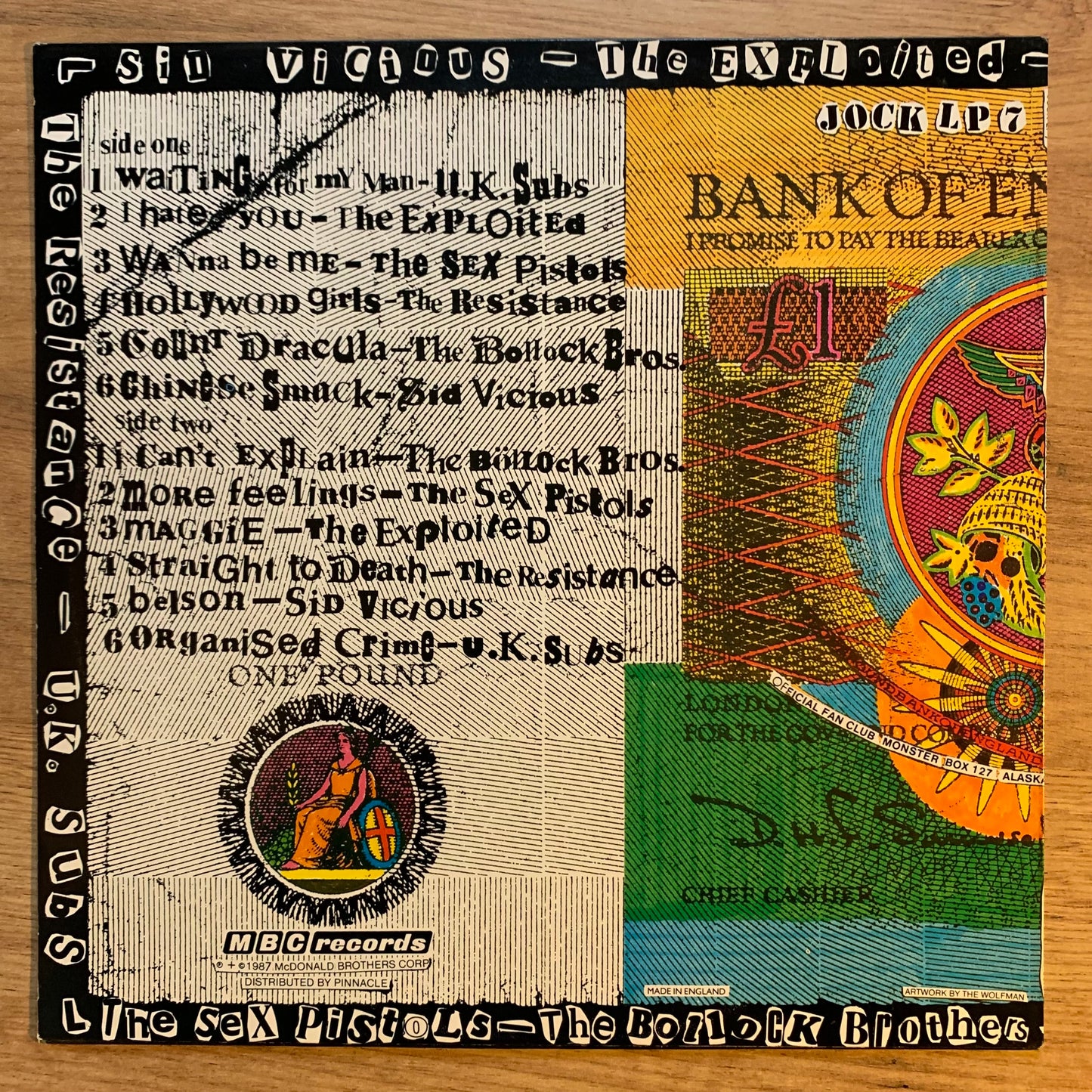 THE VERY BEST OF BRITISH PUNK...OG UK 1986...EX/EX