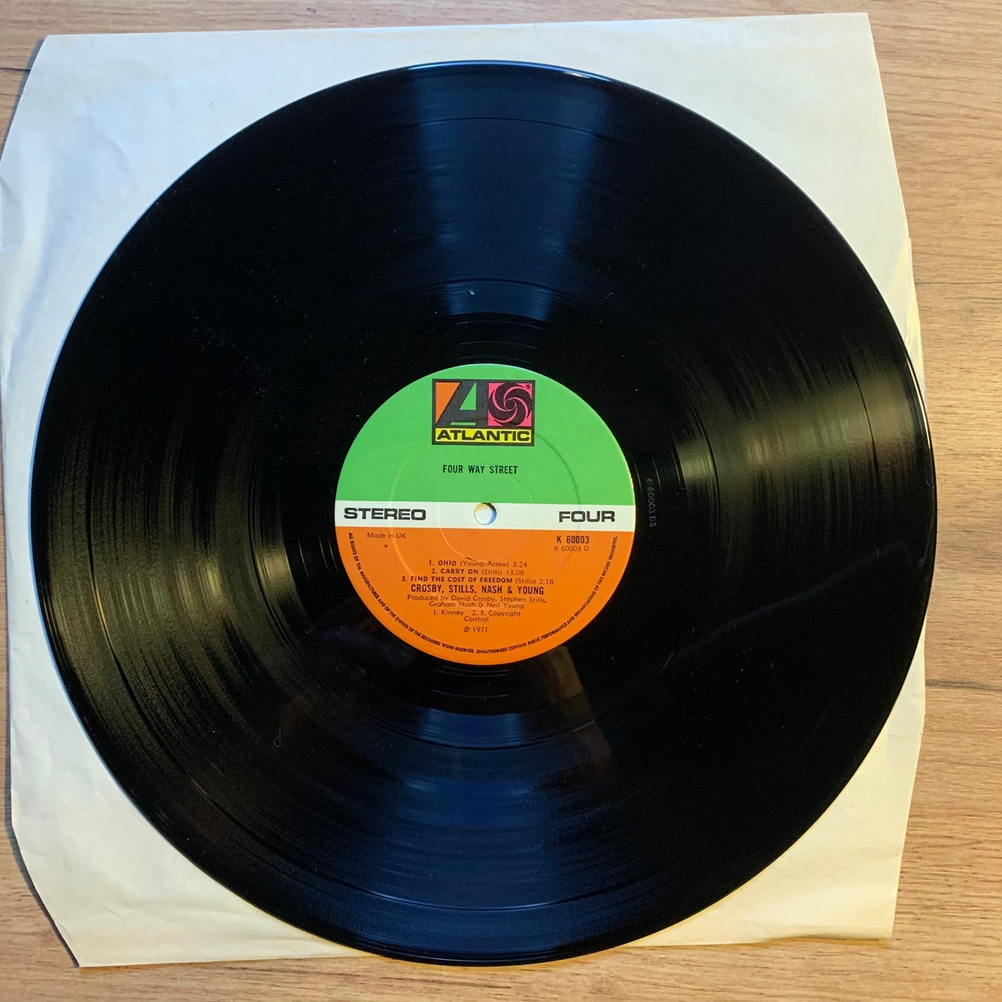 CROSBY, STILLS, NASH & YOUNG - FOUR WAY STREET...RE UK...VG++/VG