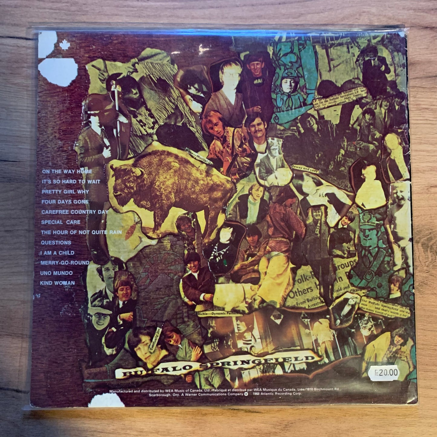 BUFFALO SPRINGFIELD - LAST TIME AROUND...RE CAN... VG++/VG++