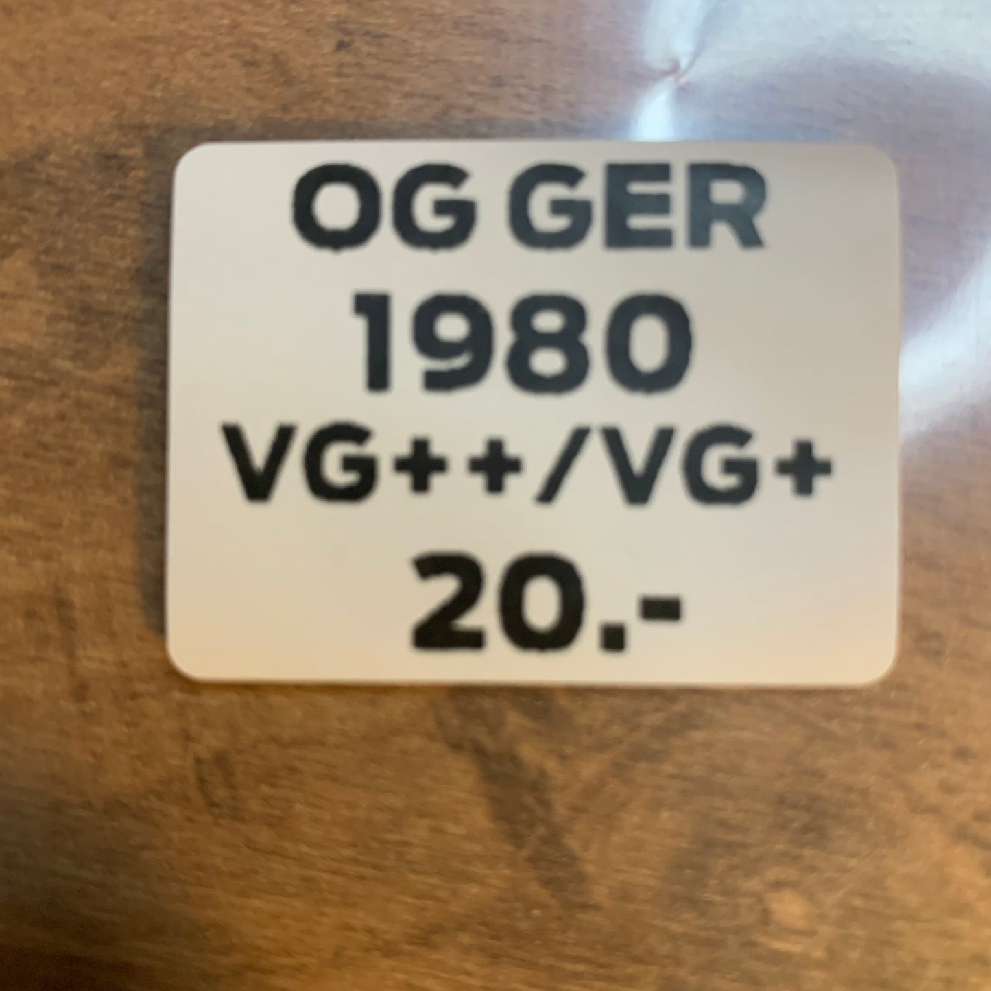 TOPAS - TOPAS...OG GER 1980...VG++/VG+