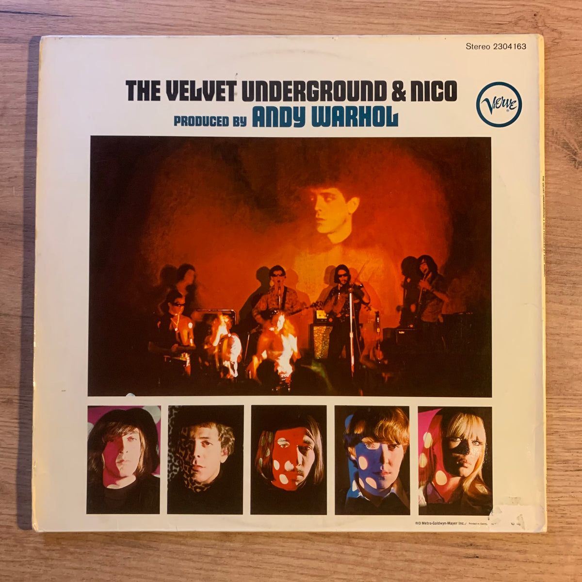 The Velvet Underground & Nico verso Verve 2304 163