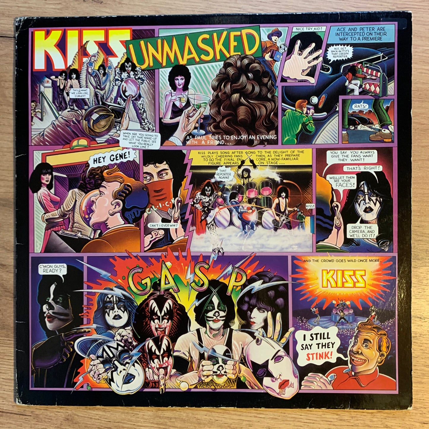 KISS - UNMASKED...OG GER 1980...VG+/VG