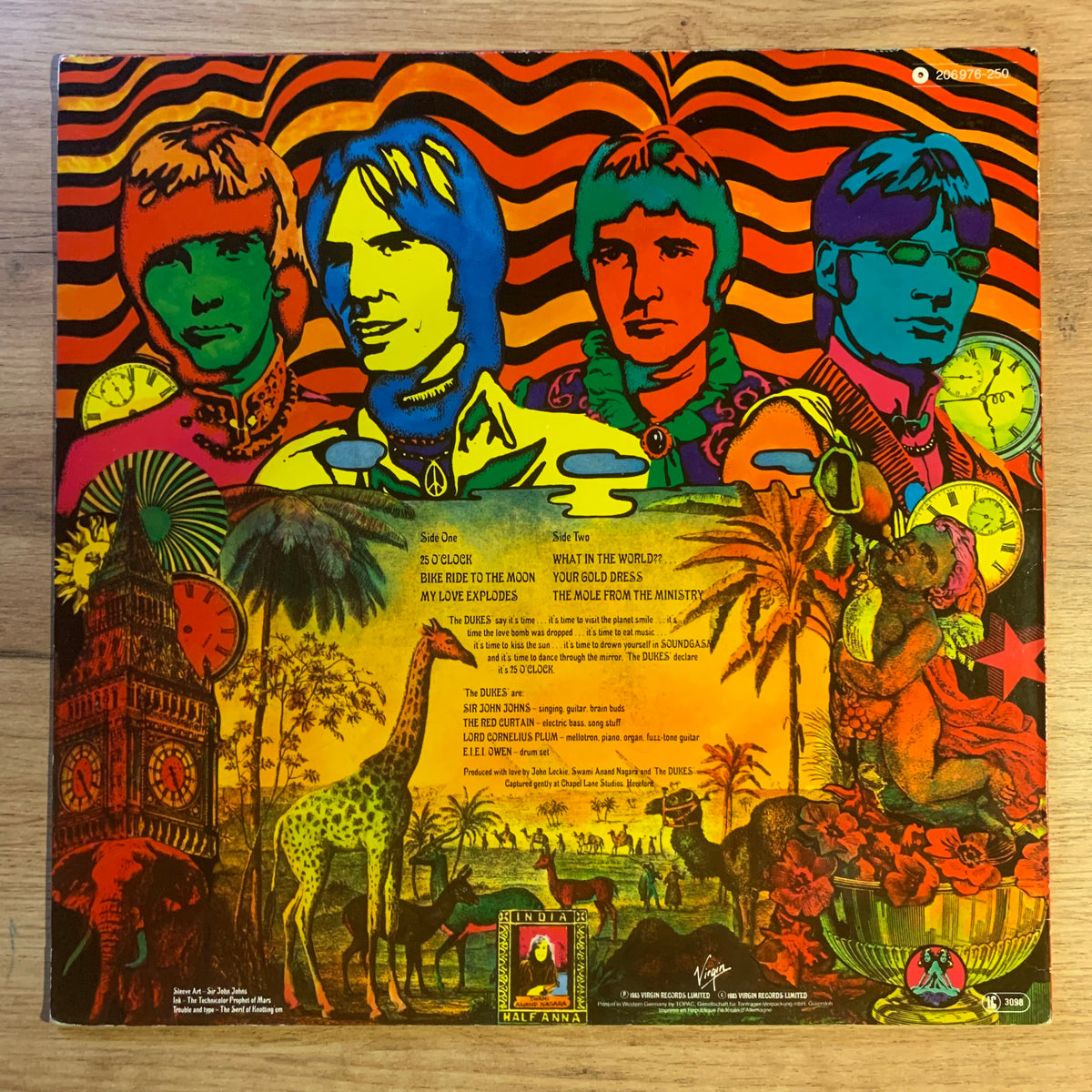 The Dukes of Stratosphear 25 O’Clock verso