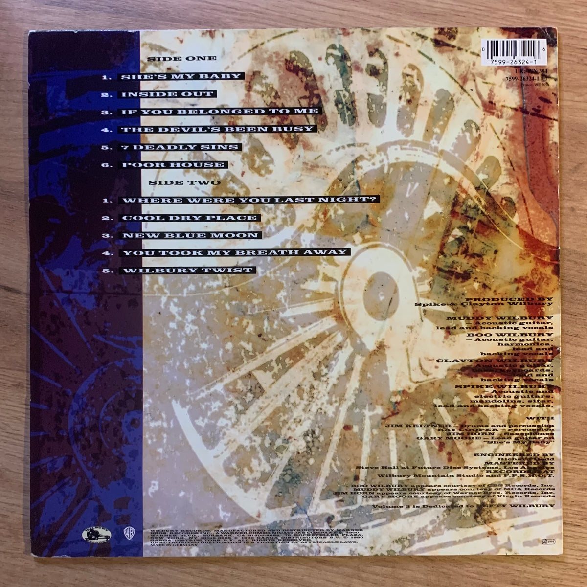 Traveling Wilburys Vol. 3 : pochette verso