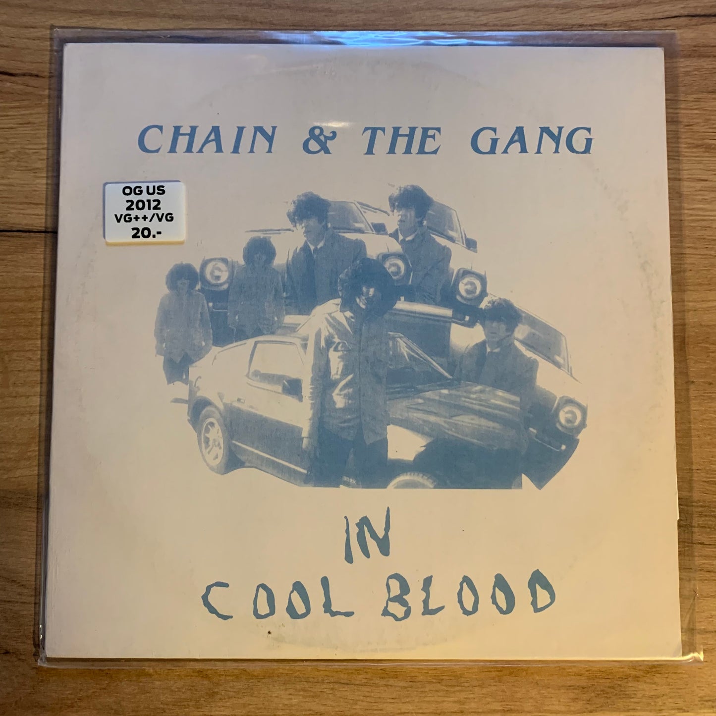 CHAIN & THE GANG - IN COOL BLOOD / LP (OG US 2012 VG++/VG)