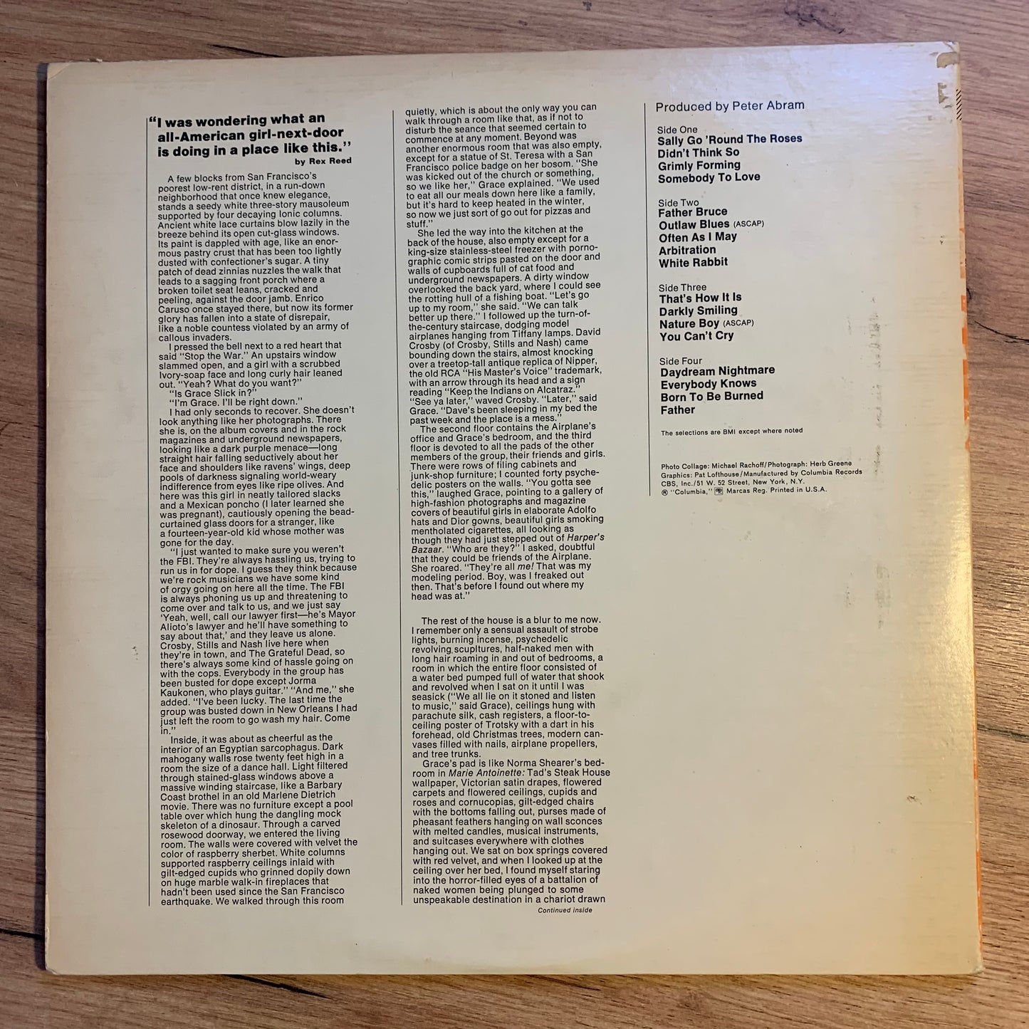 GRACE SLICK & THE GREAT SOCIETY - COLLECTOR'S ITEM...LP US...VG+/VG