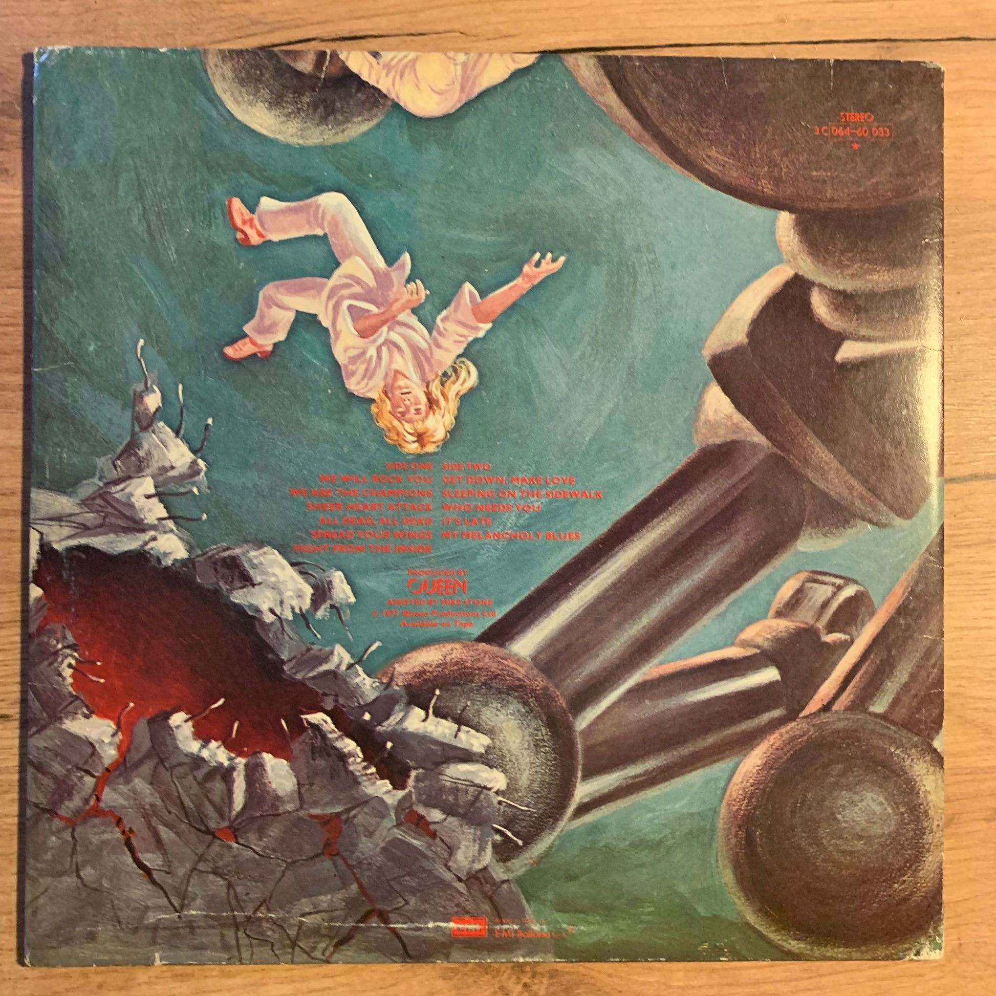 Queen - News of the World - Pochette verso
