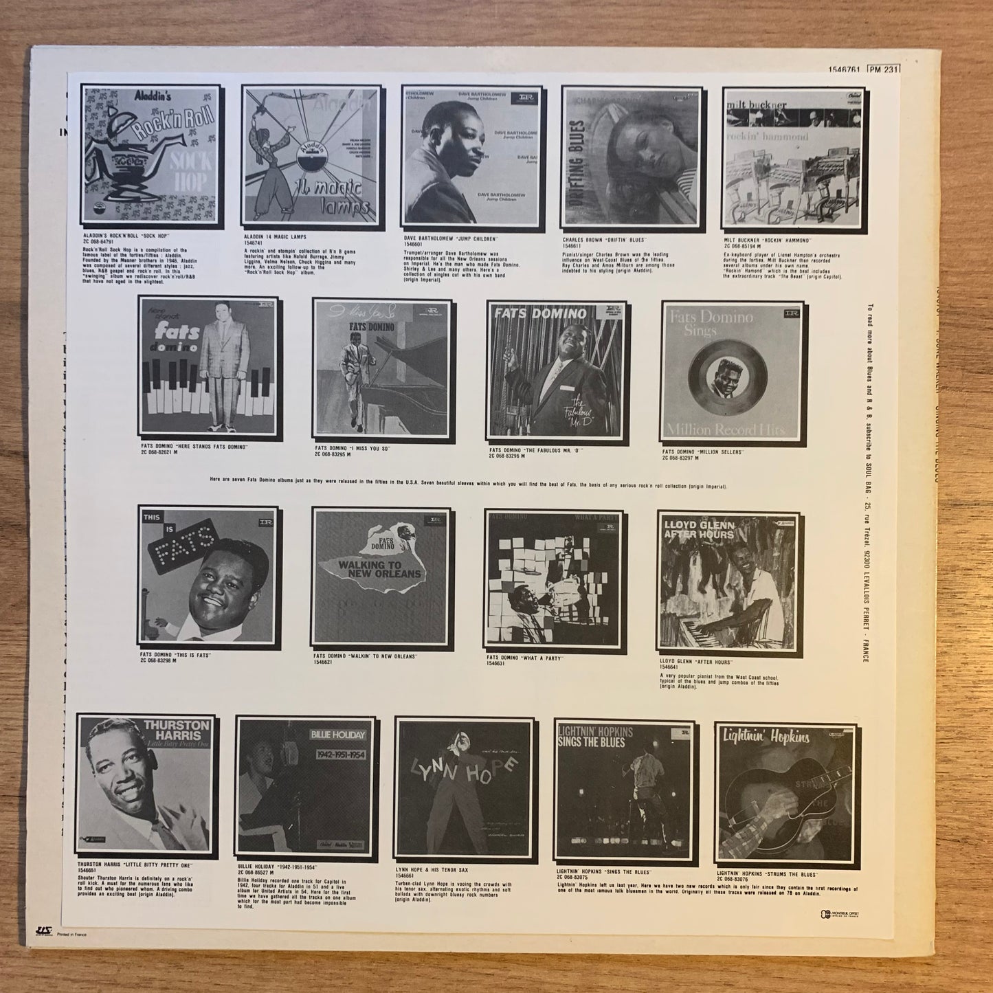 T-BONE WALKER - SINGING THE BLUES...RE FR 1983...VG/VG+